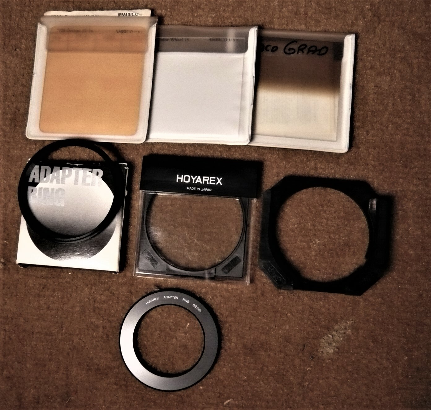 Hoyarex/ Ambico Square Filter set A. 9 piece genuine. NEW !