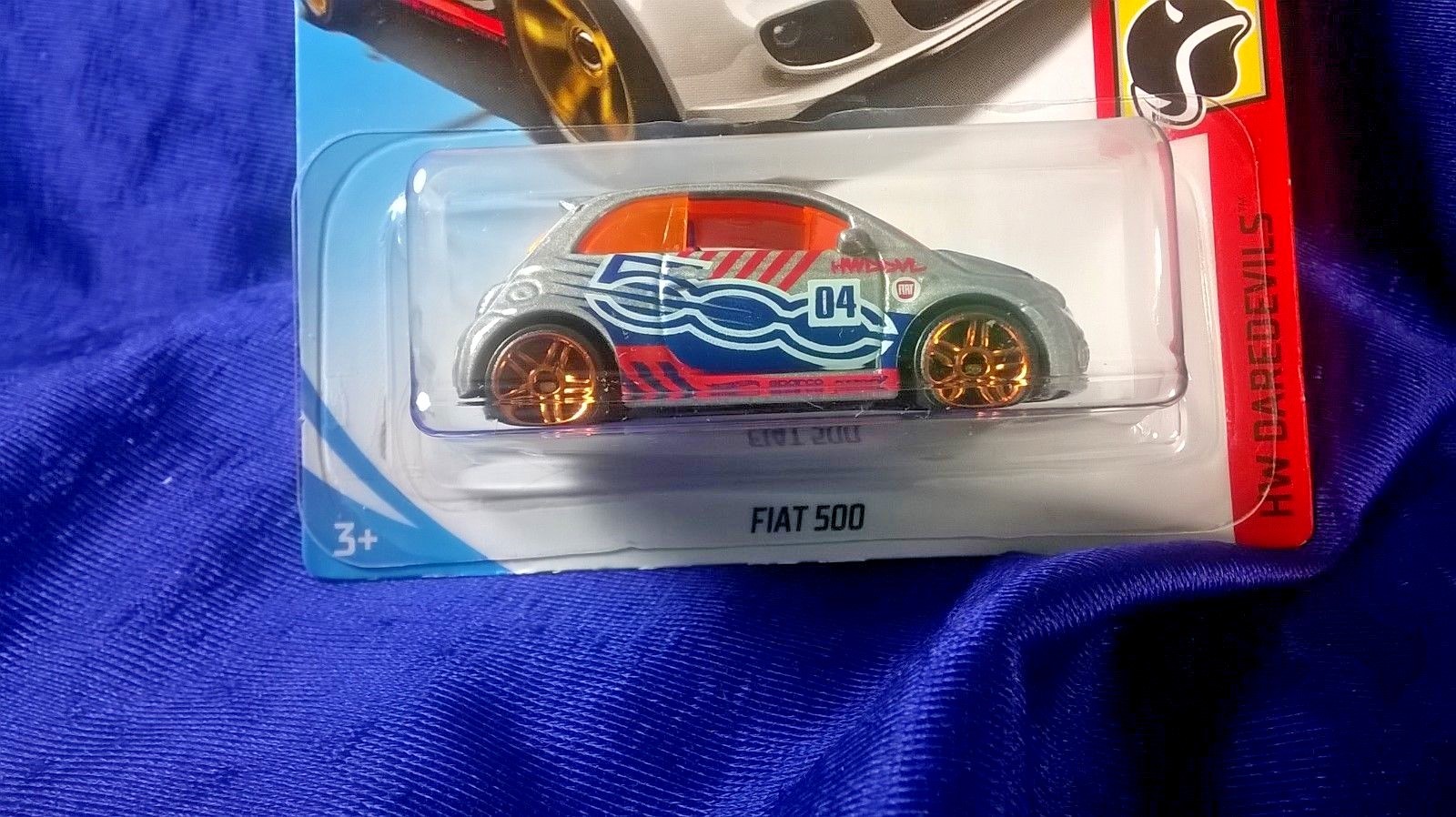 HOT WHEELS FIAT 500 GRAY HW DAREDEVILS #2/5 DIECAST 1:64 SCALE NEW RELEASE