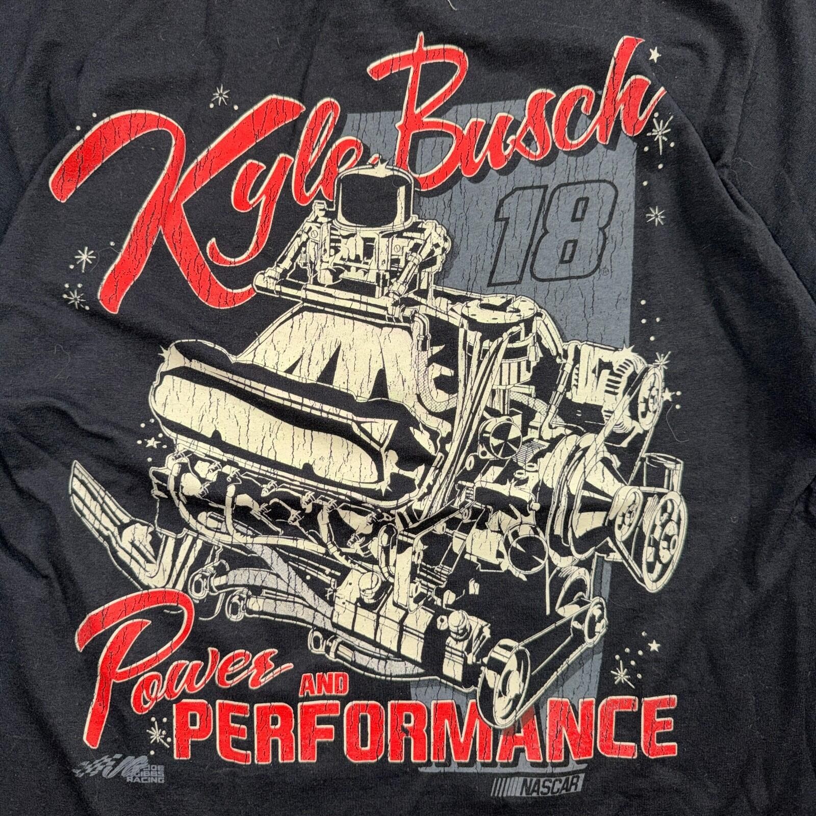 Chase Nascar Kyle Busch 2018 Cup Champion M&M Sponsor T-shirt Size M