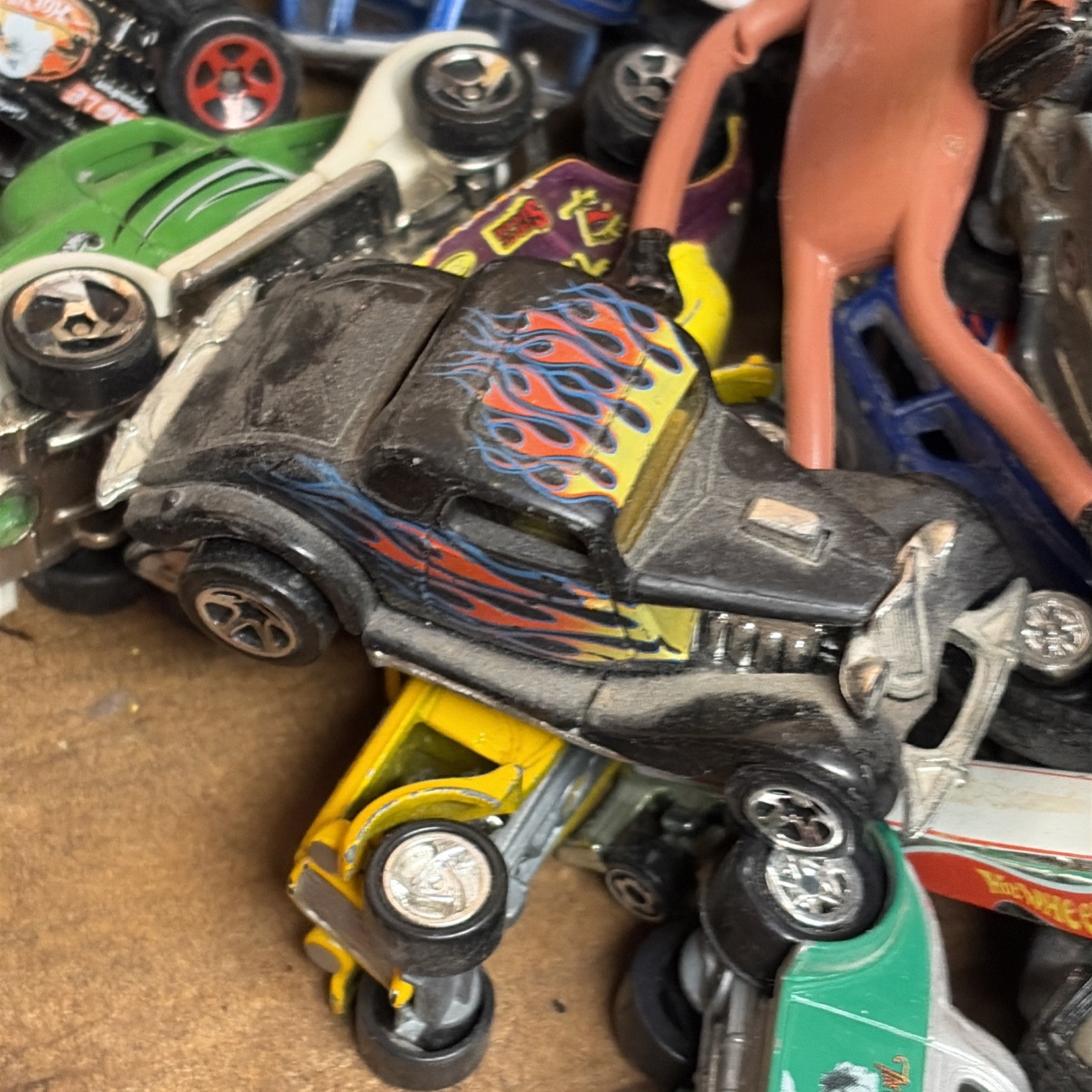 Random Junk Drawer Toy Cars Action figures Dinosaur Diecast Lot of 50+ Pieces