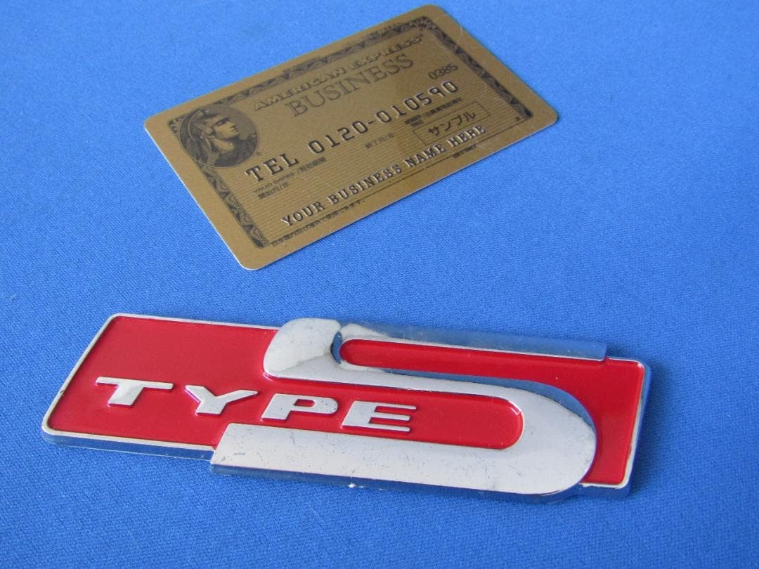●TYPE S ABS made with uneven specifications RED & chrome emblem!