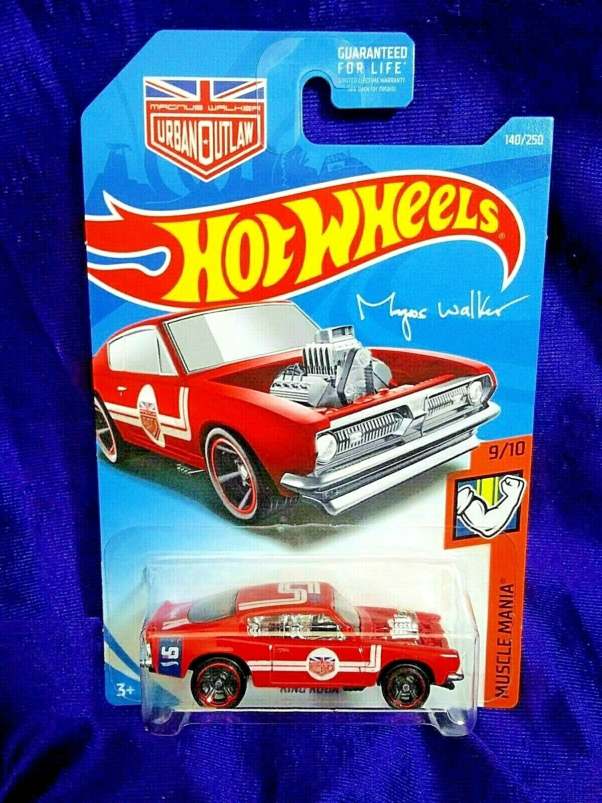 Hot Wheels King Kuda Muscle Mania Series #9/10 Red Diecast Urban Outlaw New