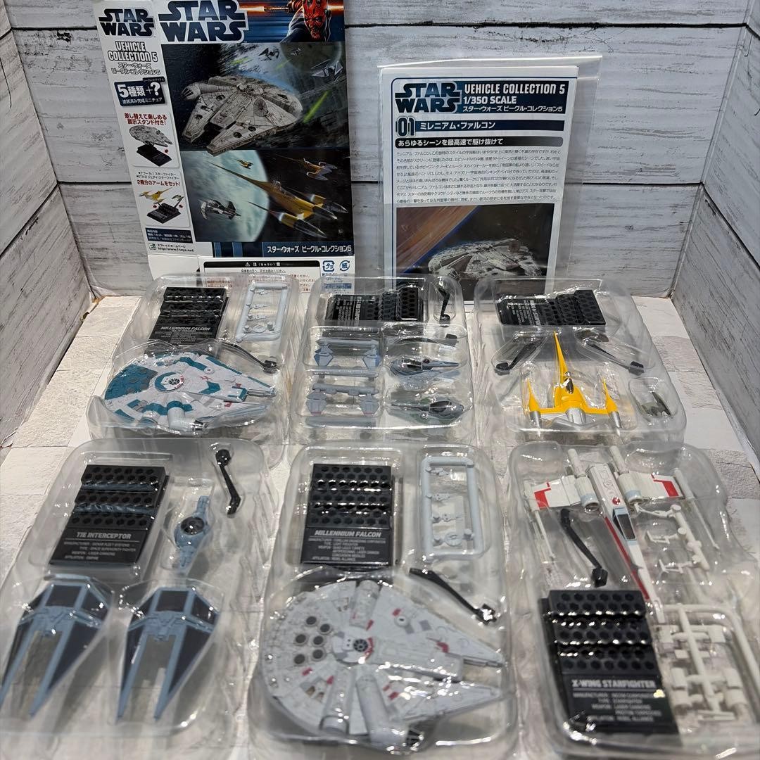 F-Toys Star Wars Vehicle Collection 5 All 5 Types + Secret