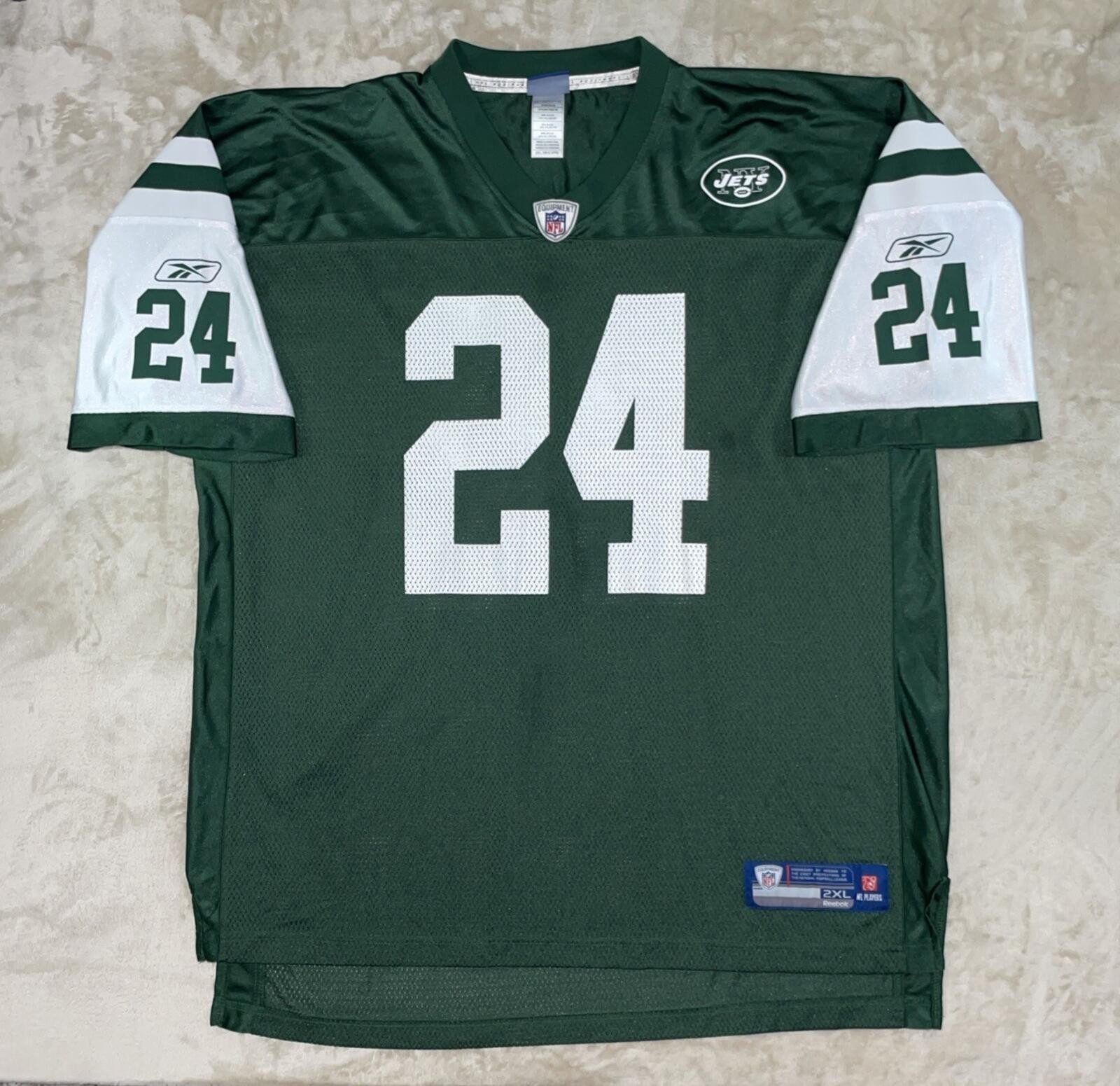 Reebok NFL New York Jets Darrelle Revis #24 Football Jersey Men’s 2XL