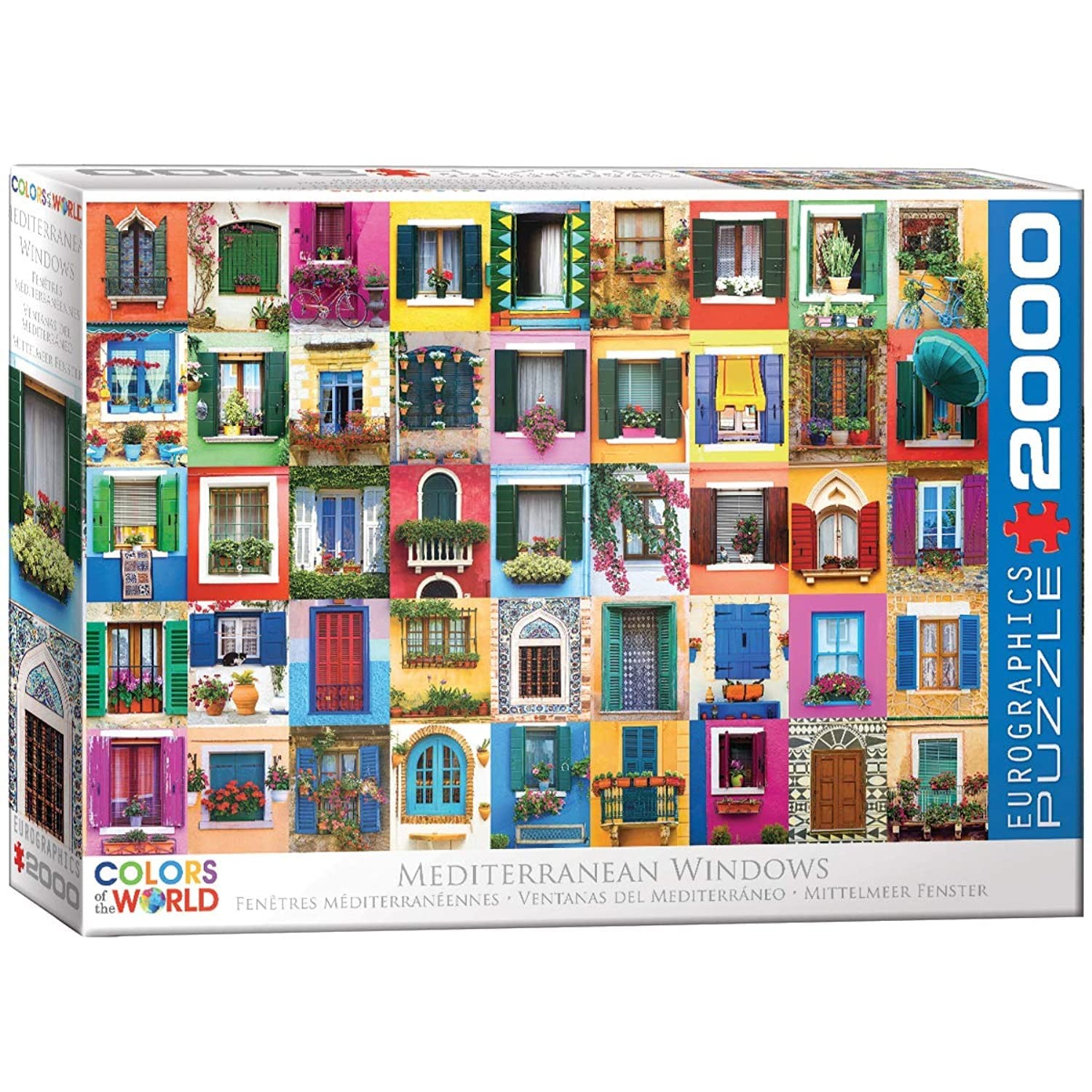 Eurographics Mediterranean Windows 2000 Piece Puzzle for Adults