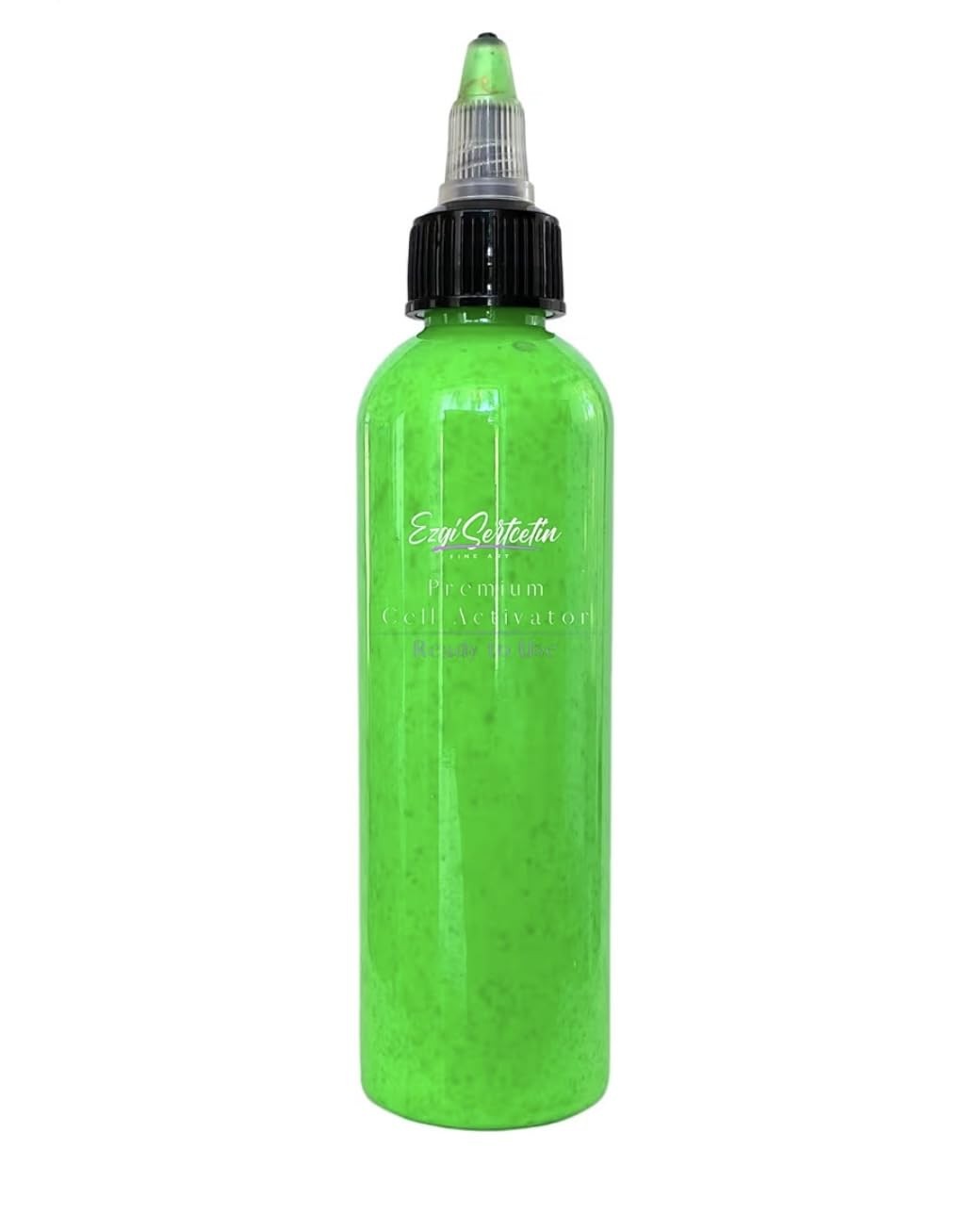 Premium Cell Activator Neon Green 4oz Ready-to-Pour Paint Cell Medium Ezgi Sertc