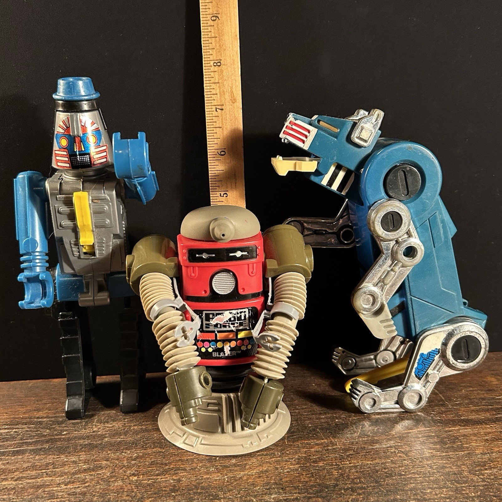 Vintage Toy Lot (3) Robot Action Figure Space Sci-Fi