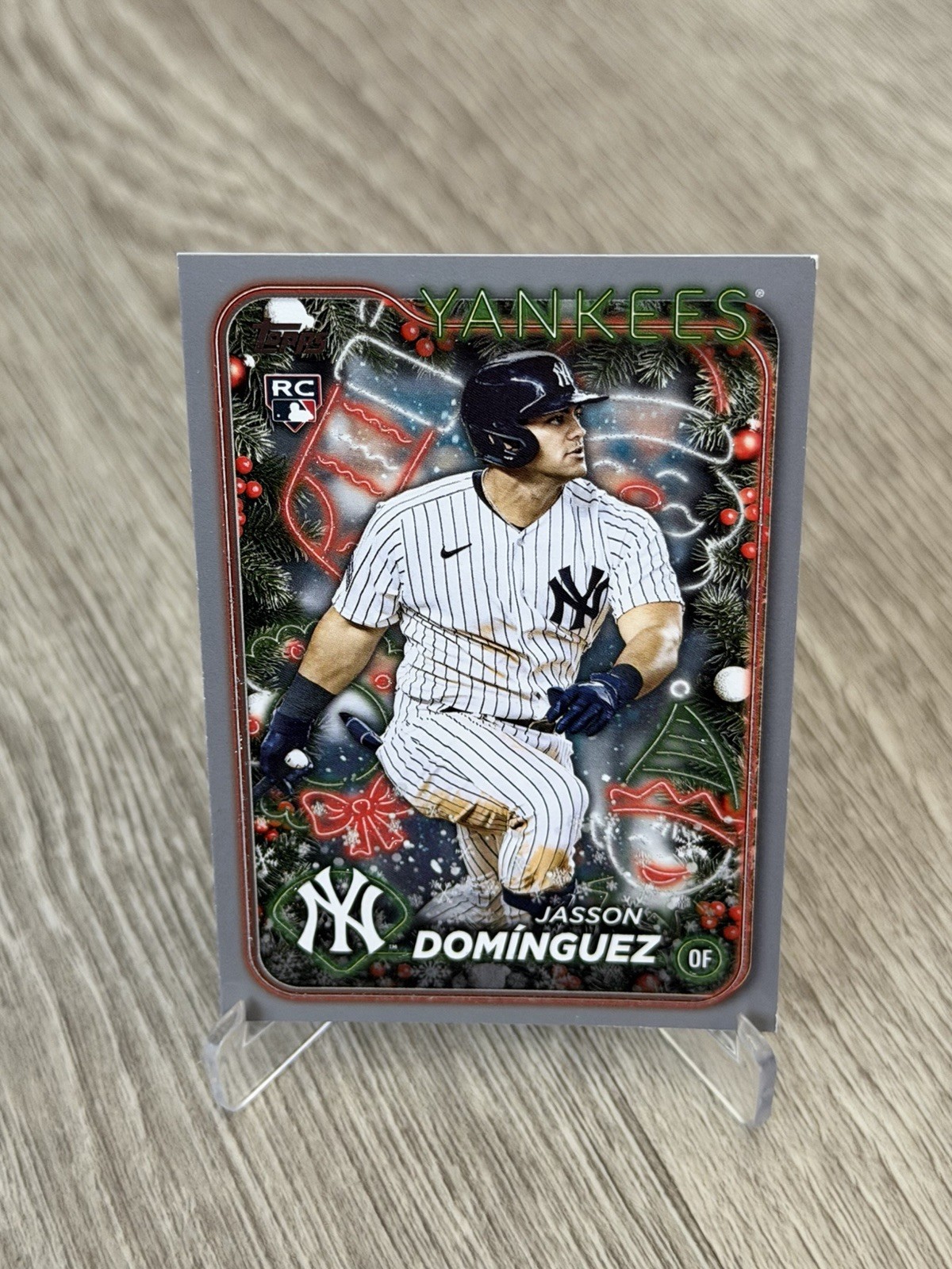 Topps 2024 Holiday Jasson Dominguez NY Yankees RC Rookie Card #H75 lot of 2