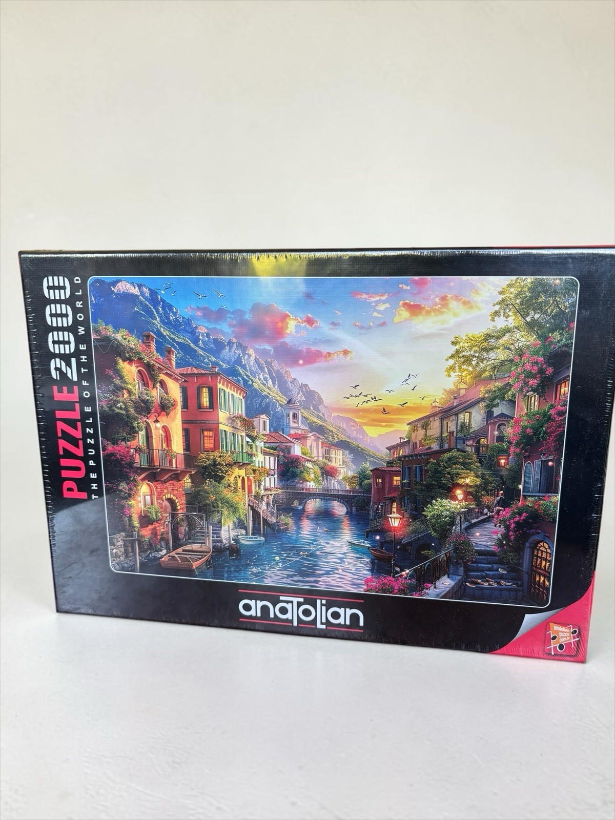 Anatolian Puzzle Mediterranean Village 2000 Piece Puzzle #3969 Brand New Factory