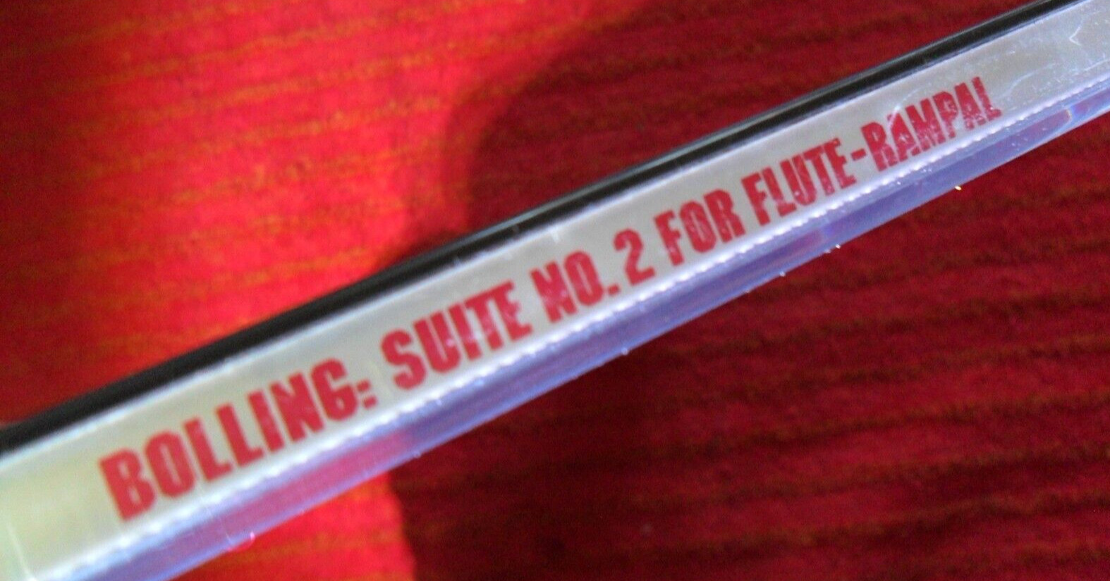 1987 BOLLING SUITE for FLUTE & JAZZ PIANO TRIO No2 RAMPAL – COLUMBIA CD NICE
