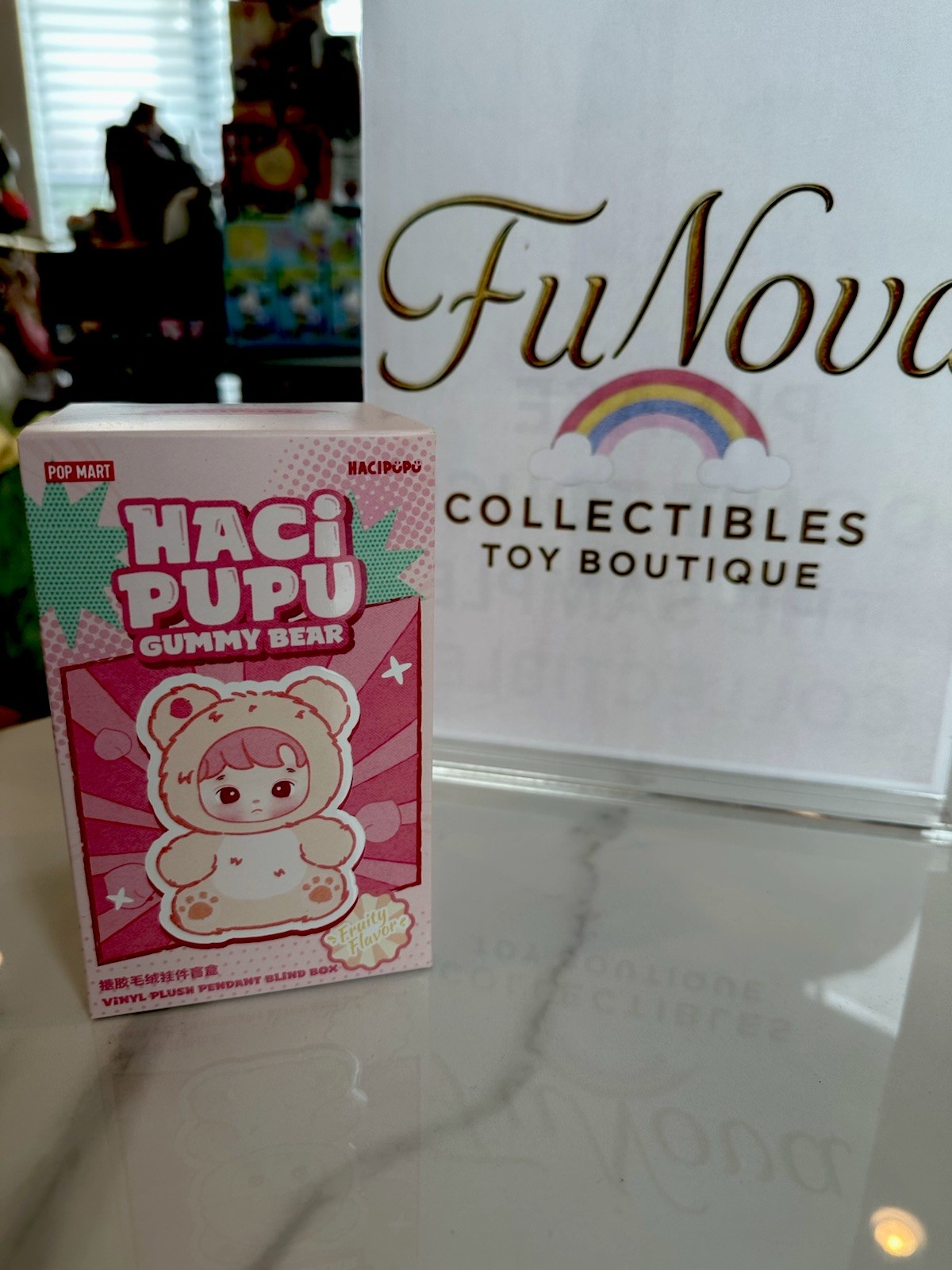 POP MART HACIPUPU Gummy Bear Series Blind Box Vinyl Plush Pendant AUTHENTIC