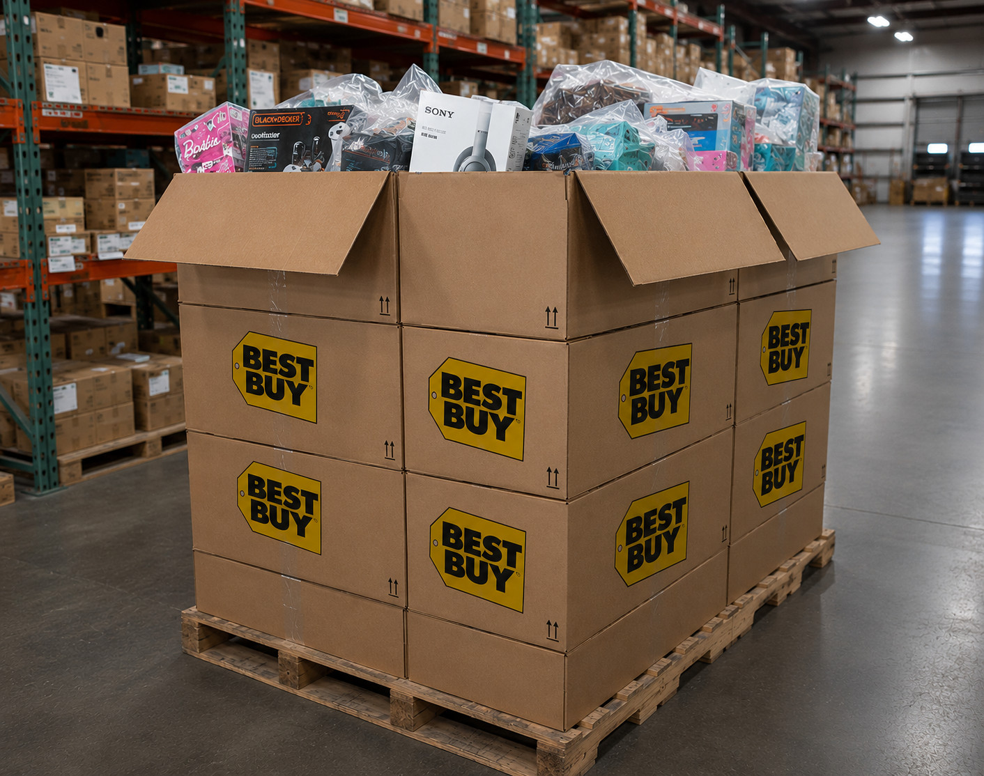 Best Buy Overstock Inventory with Consumer Merchandise