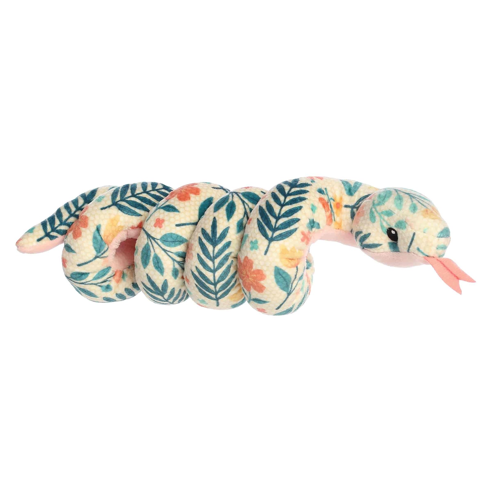 Aurora Wrist Wranglers Garden Party Snake Plush 8in Multicolor Stuffed Animal