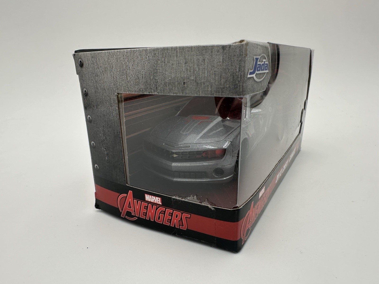 Marvel Avengers 2010 Chevy Camaro Jada Gray Diecast 1:32 Scale Ages 8 & Up New