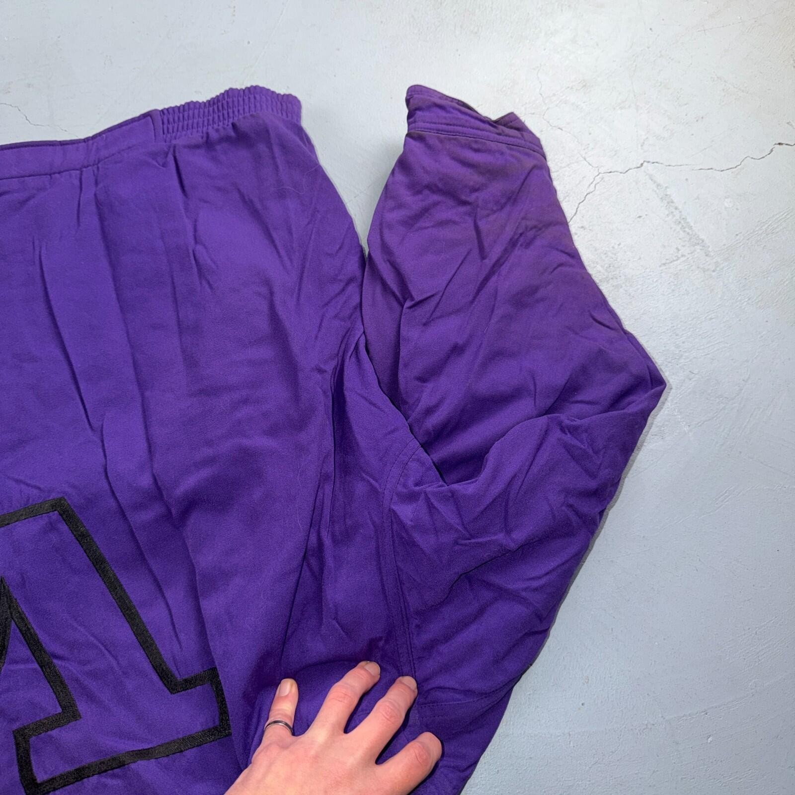 Nike VTG 90s University of Washington Huskies Team Jacket Puffer Large DIRTY
