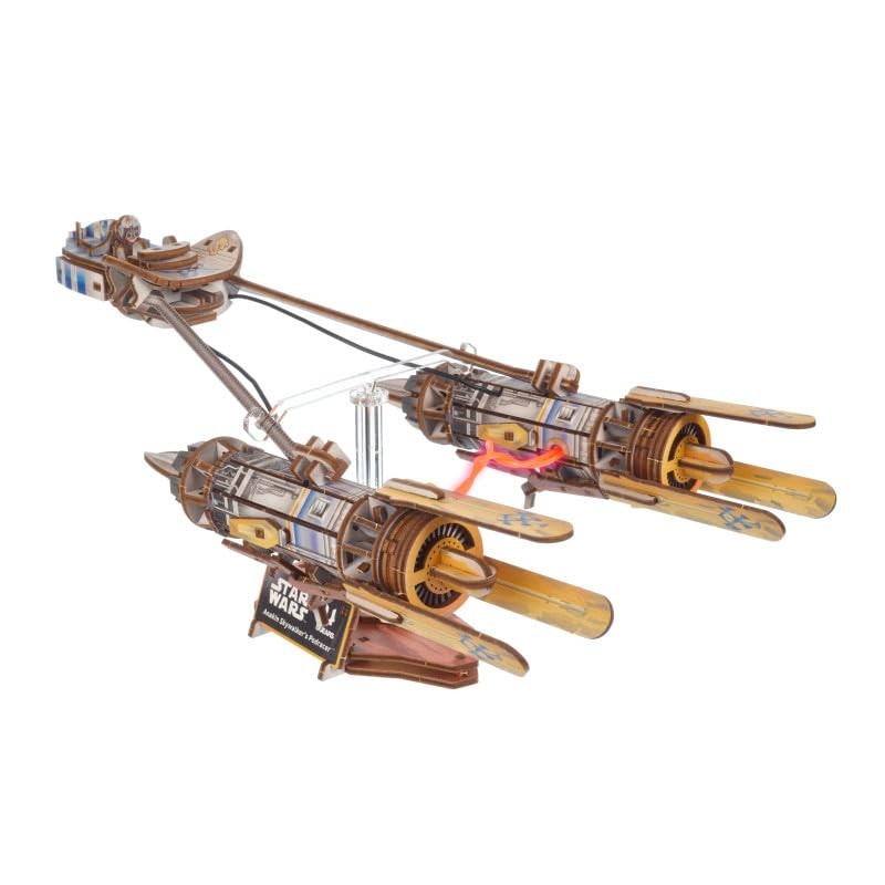 Ugears Anakin Skywalker’s Podracer 3D Wooden Puzzle, 240-Parts, 12.20-Inch