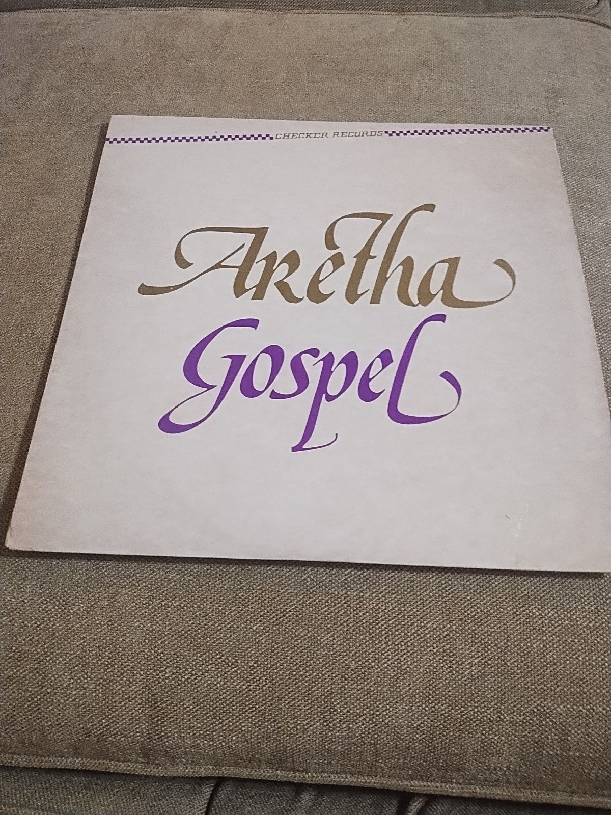 RARE! ARETHA FRANKLIN: ARETHA GOSPEL WHITE/PROMOLP CHESS ch-8500 N-MINT !