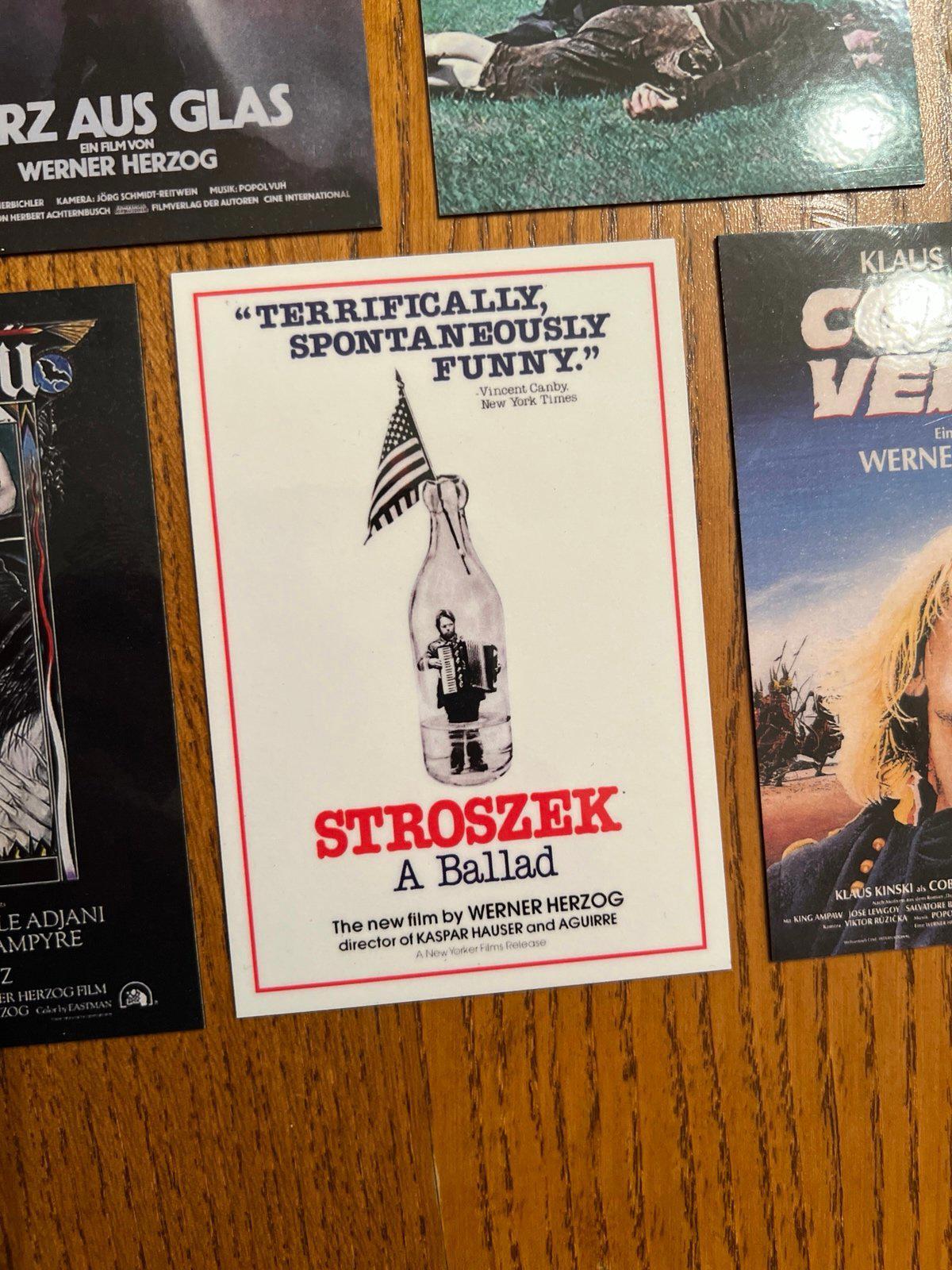 Werner Herzog FRIDGE MAGNETS movie posters