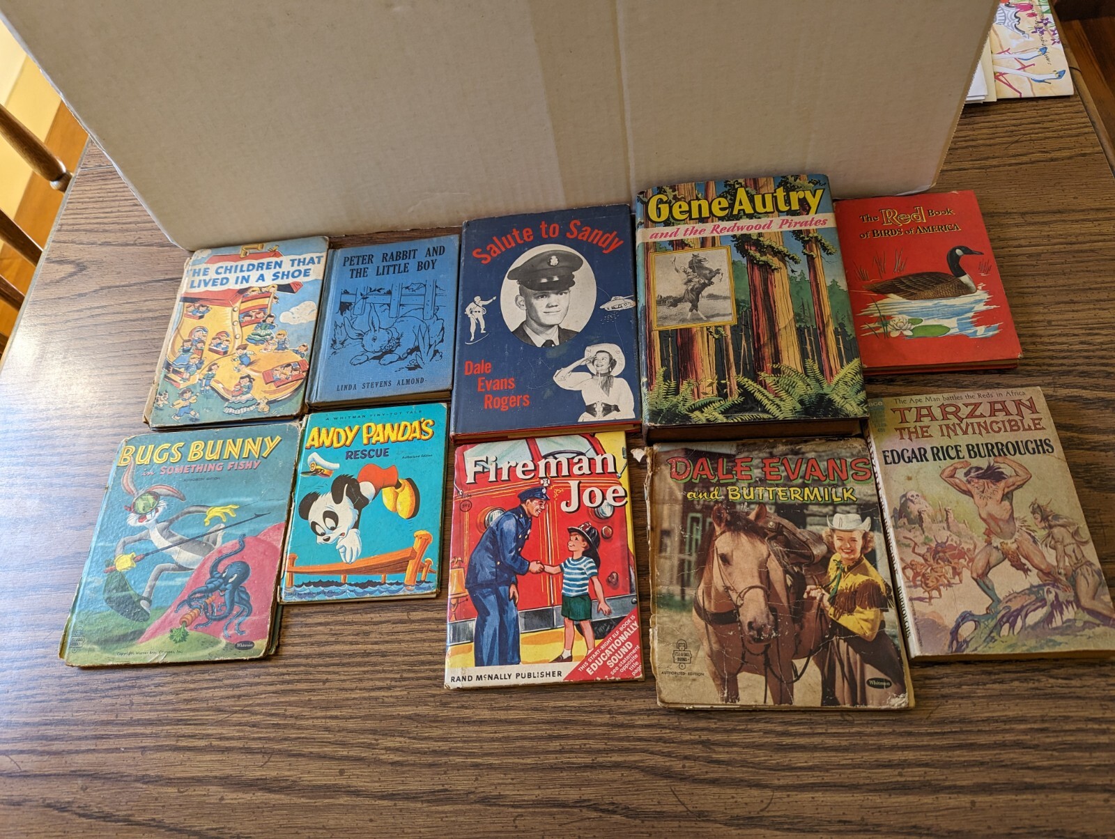 Vintage Lot of 10 Children’s Books 1930s-1960s