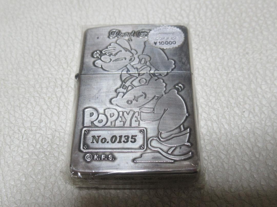 Unused 1994 ◆Popeye with pocket ashtray Special limited edition ZIPPO 0135