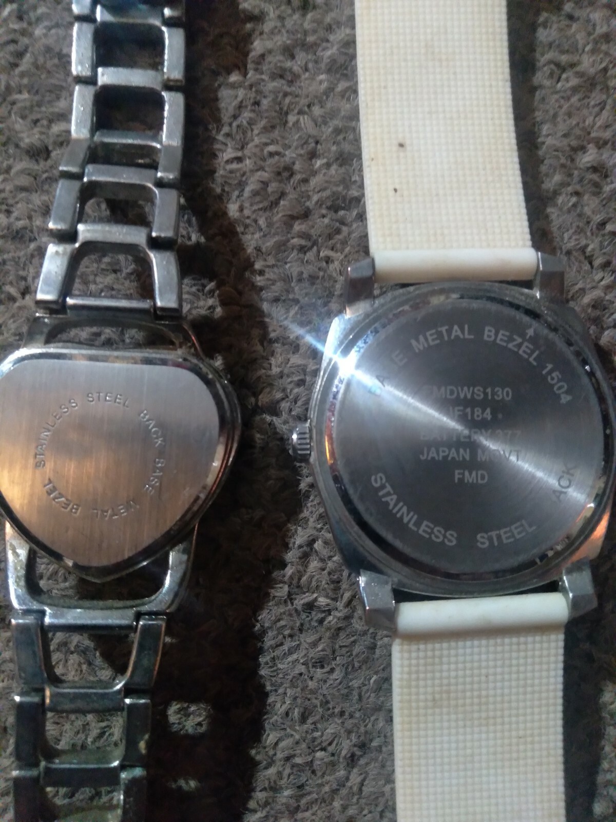 JUNK DRAWER LOT 5 Wristwatch Trophy Earring Keyring Tupperware Shape-O-Ball Bloc