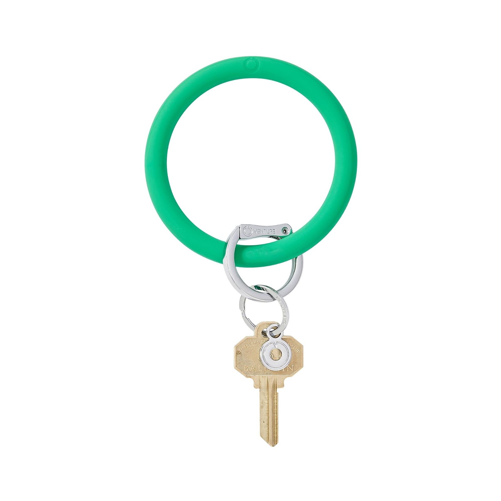 Oventure, The Original Bracelet Keychain, Silicone Big O Key Ring – Shamrock