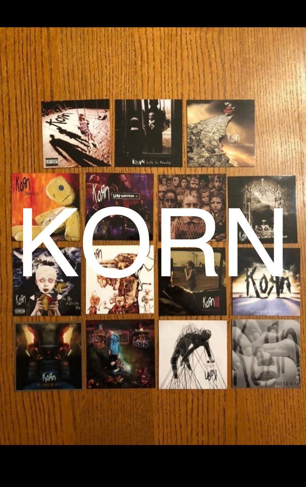 Korn fridge magnets