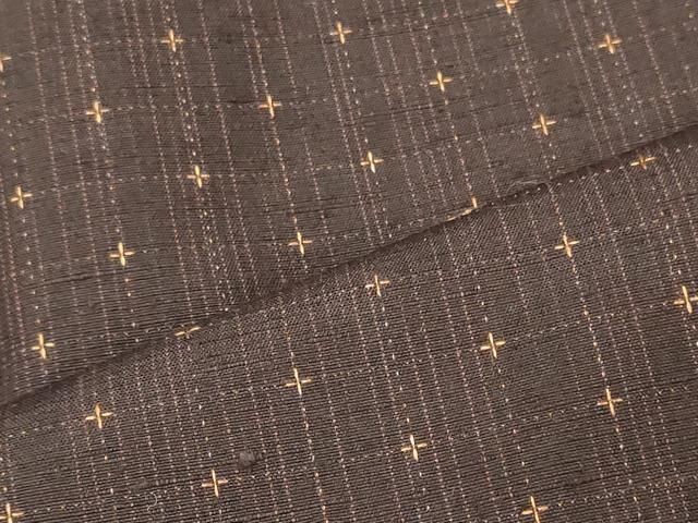 High-quality pongee, geometric pattern, pure silk, masterpiece