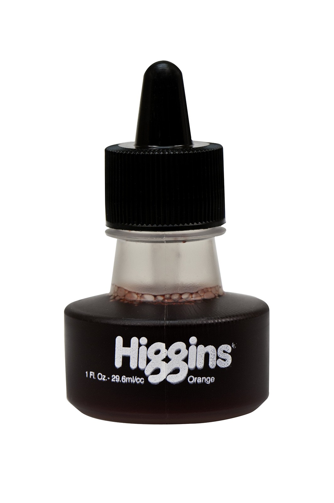 Higgins Dye-Based Drawing Ink, Orange, 1 Ounce Bottle (44206)