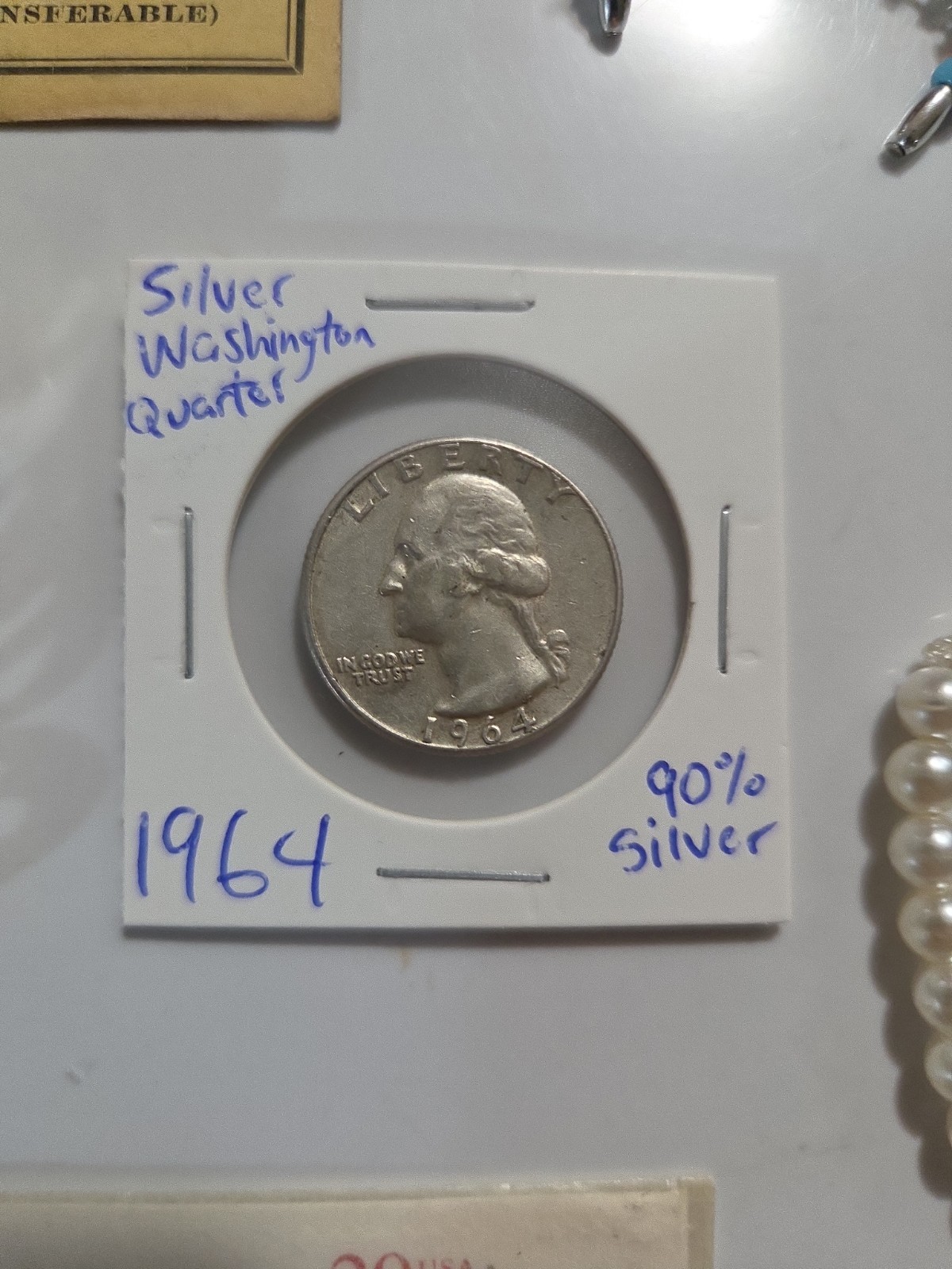Vintage Junk Drawer With Silver