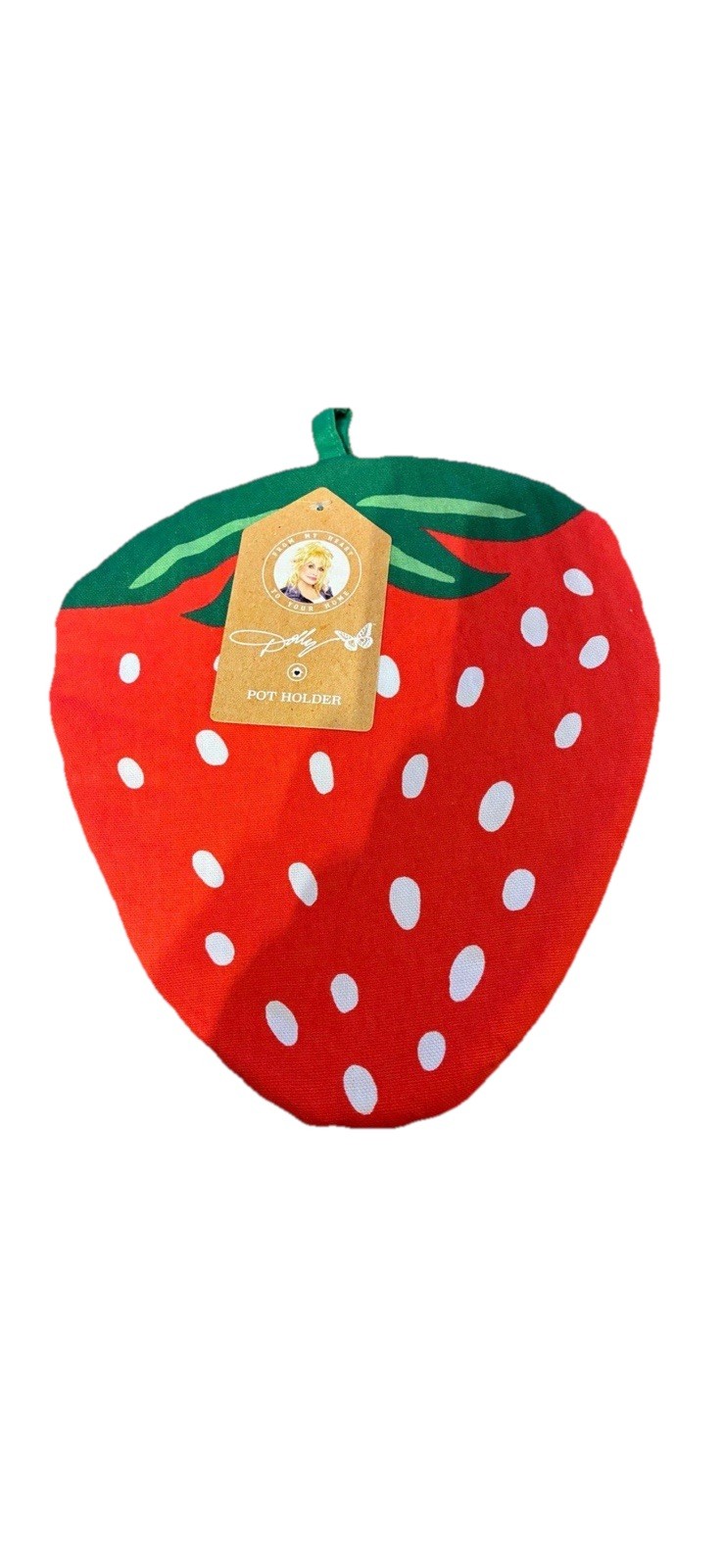 Dolly Parton Pot Holder Strawberry Pot Holder (Brand New)
