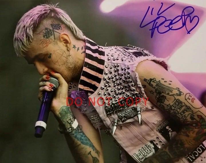 Lil Peep rapper SIGNED reprint 11×14 Poster Photo Autographed RP #1