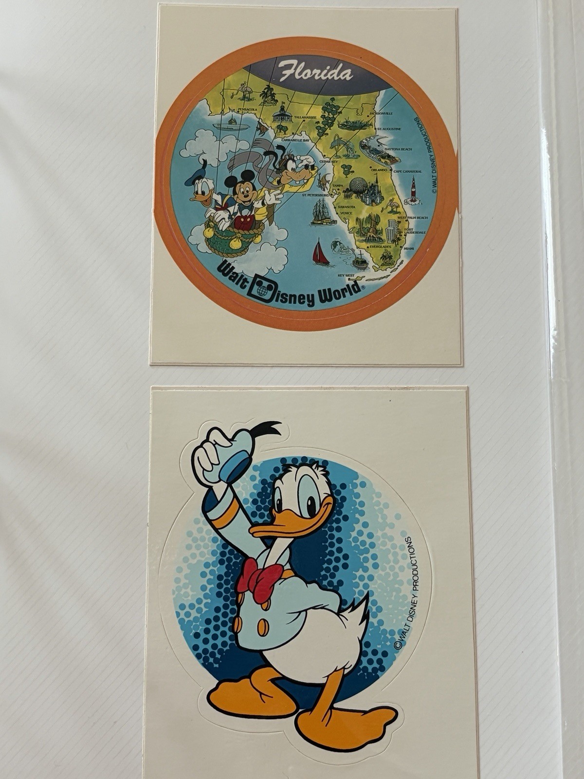 Vintage Sticker Lot Walt Disney Productions