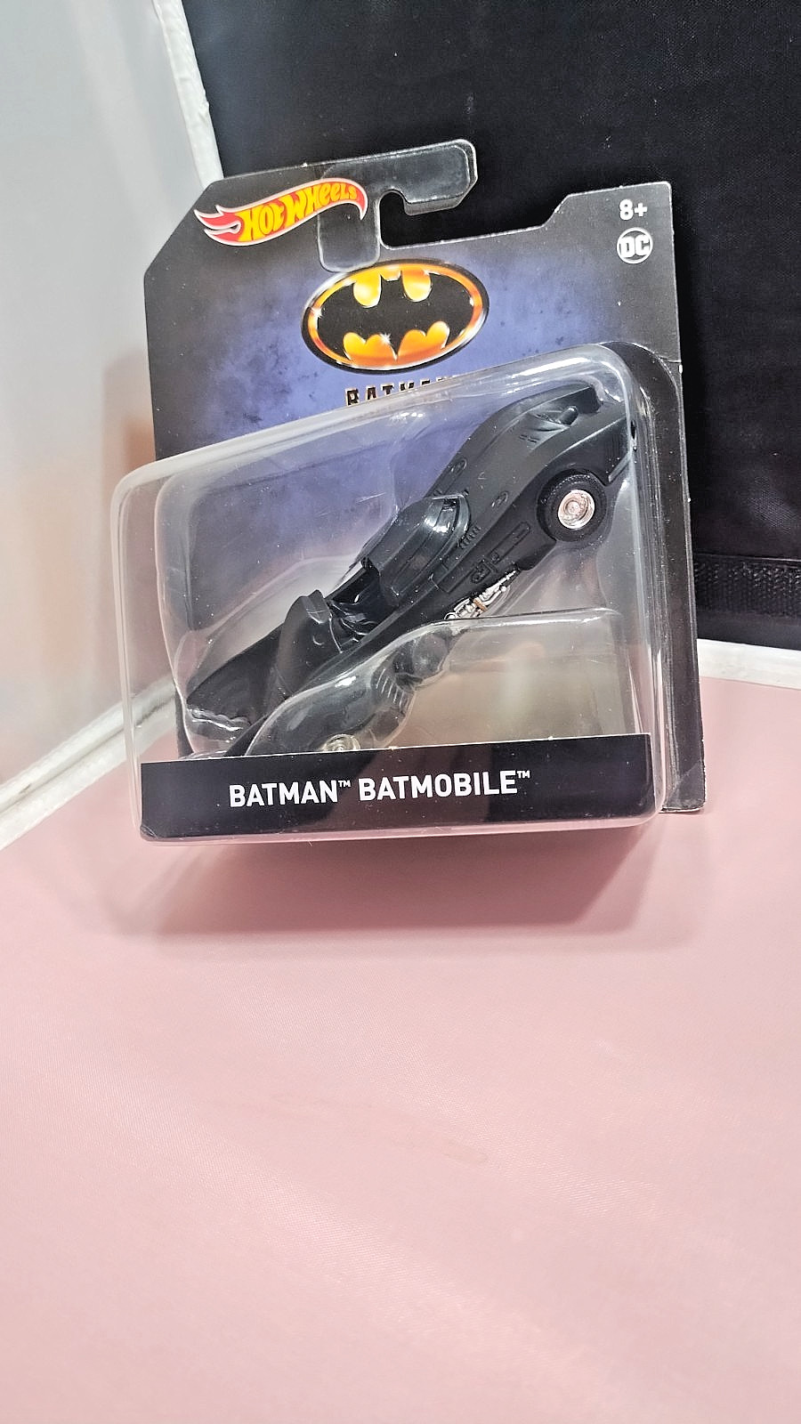 HOT WHEELS DC BATMAN BATMOBILE MATTE BLACK 1:50 SCALE OPEN ROOF RARE MUST SEE