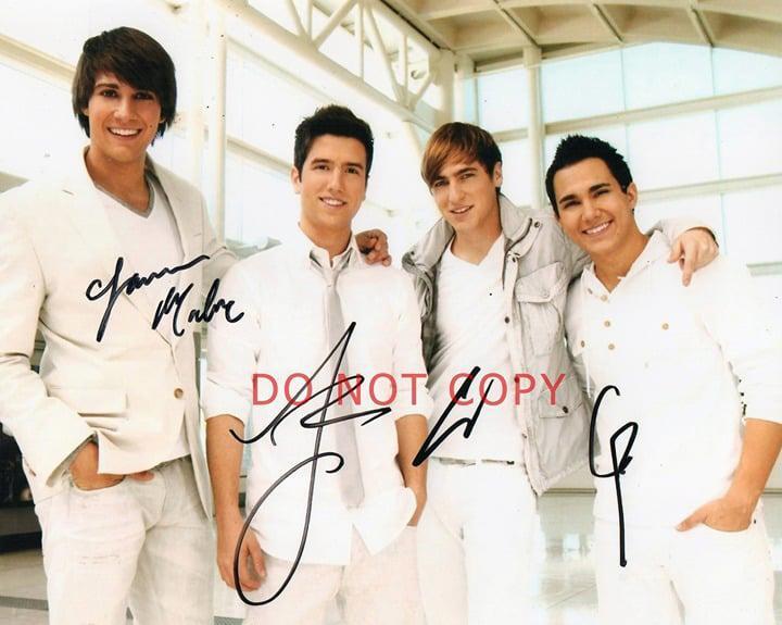 Big Time Rush band SIGNED reprint 8×10 Photo #1 Autographed RP