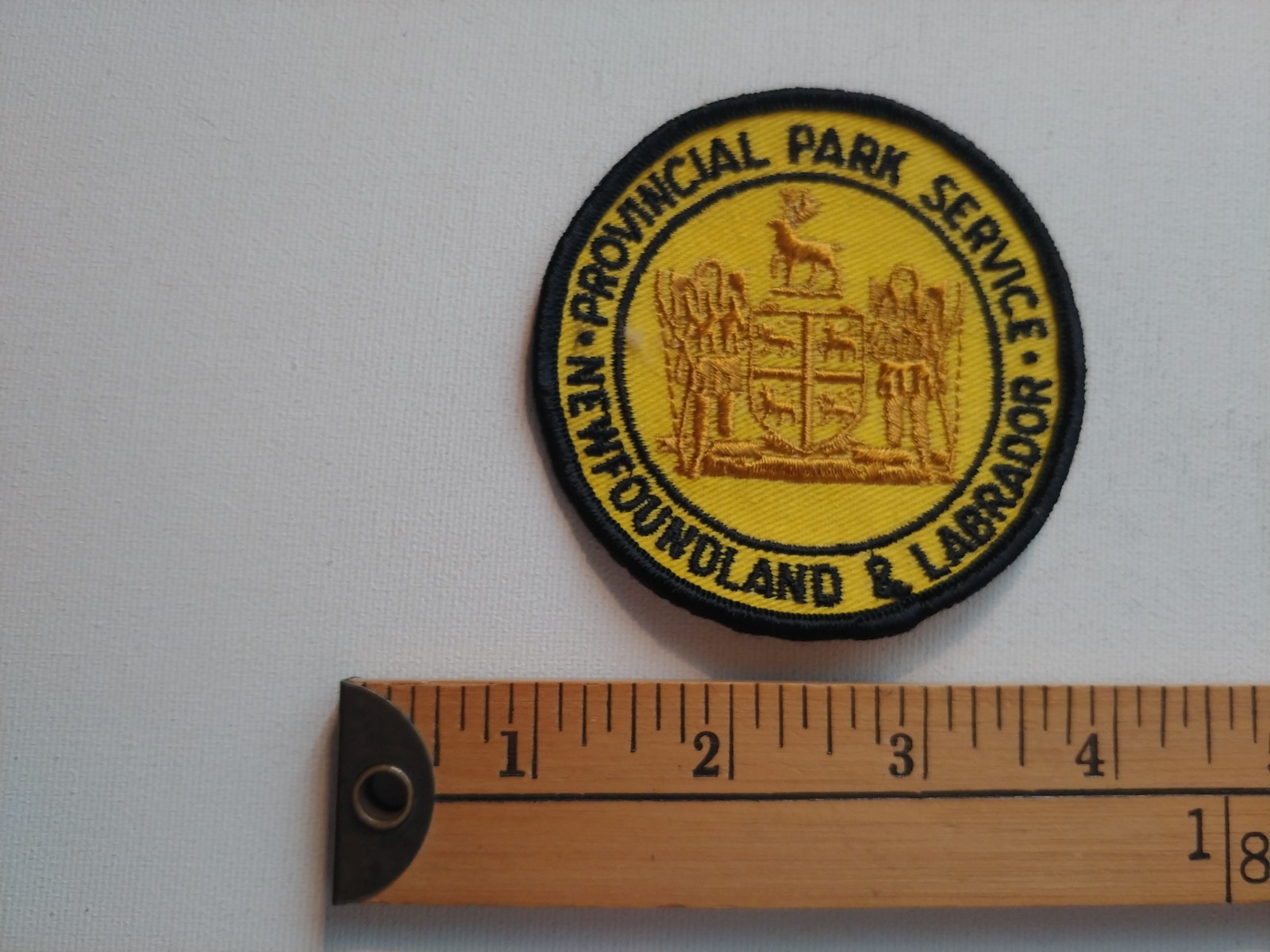 80s NFLD NEWFOUNDLAND LABRADOR PARK RANGER CANADA PATCH CREST ECUSSON BADGE