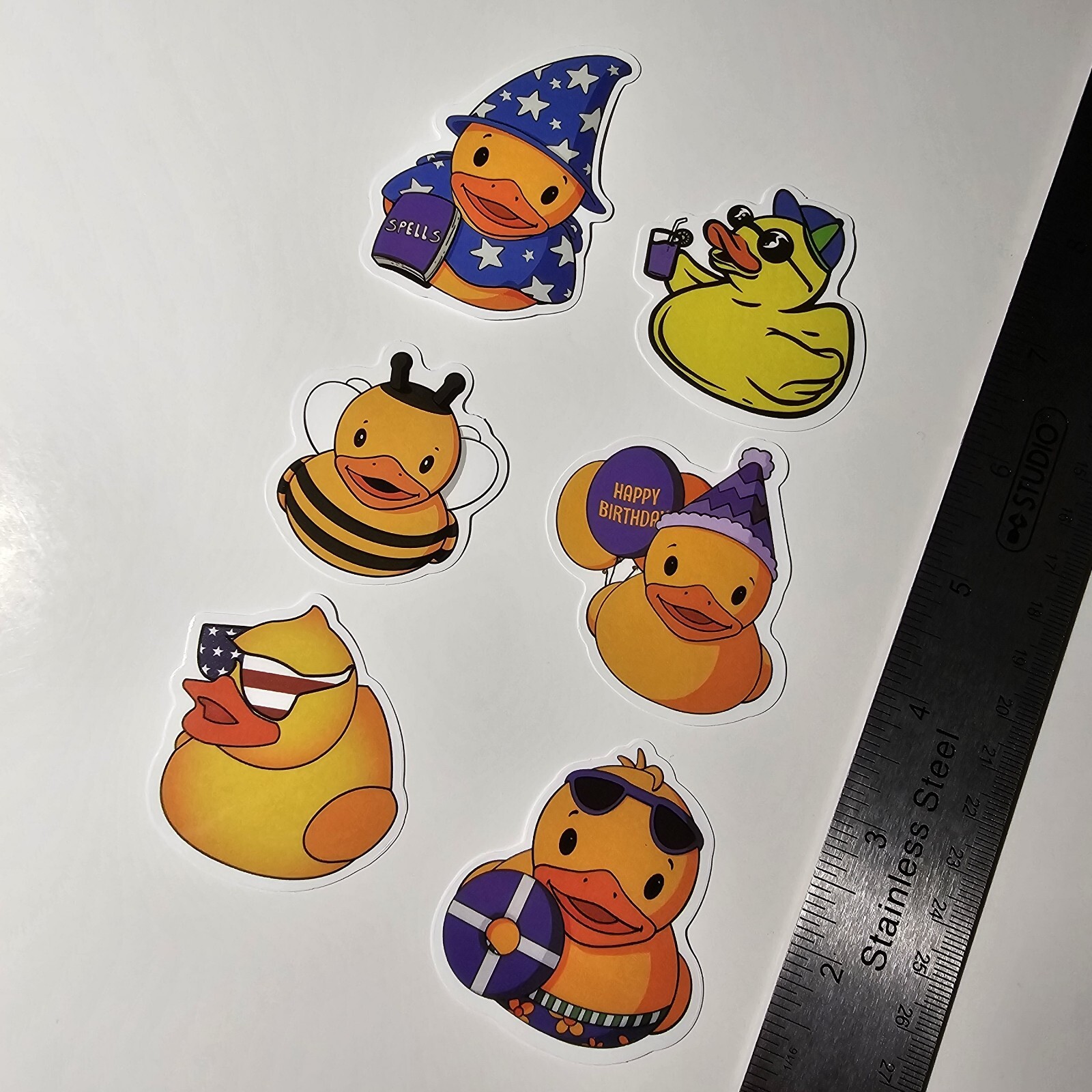 RUBBER DUCK RUBBER DUCKY RUBBER DUCKS 5A6 STICKER LOT LAPTOP PHONE STICKERS