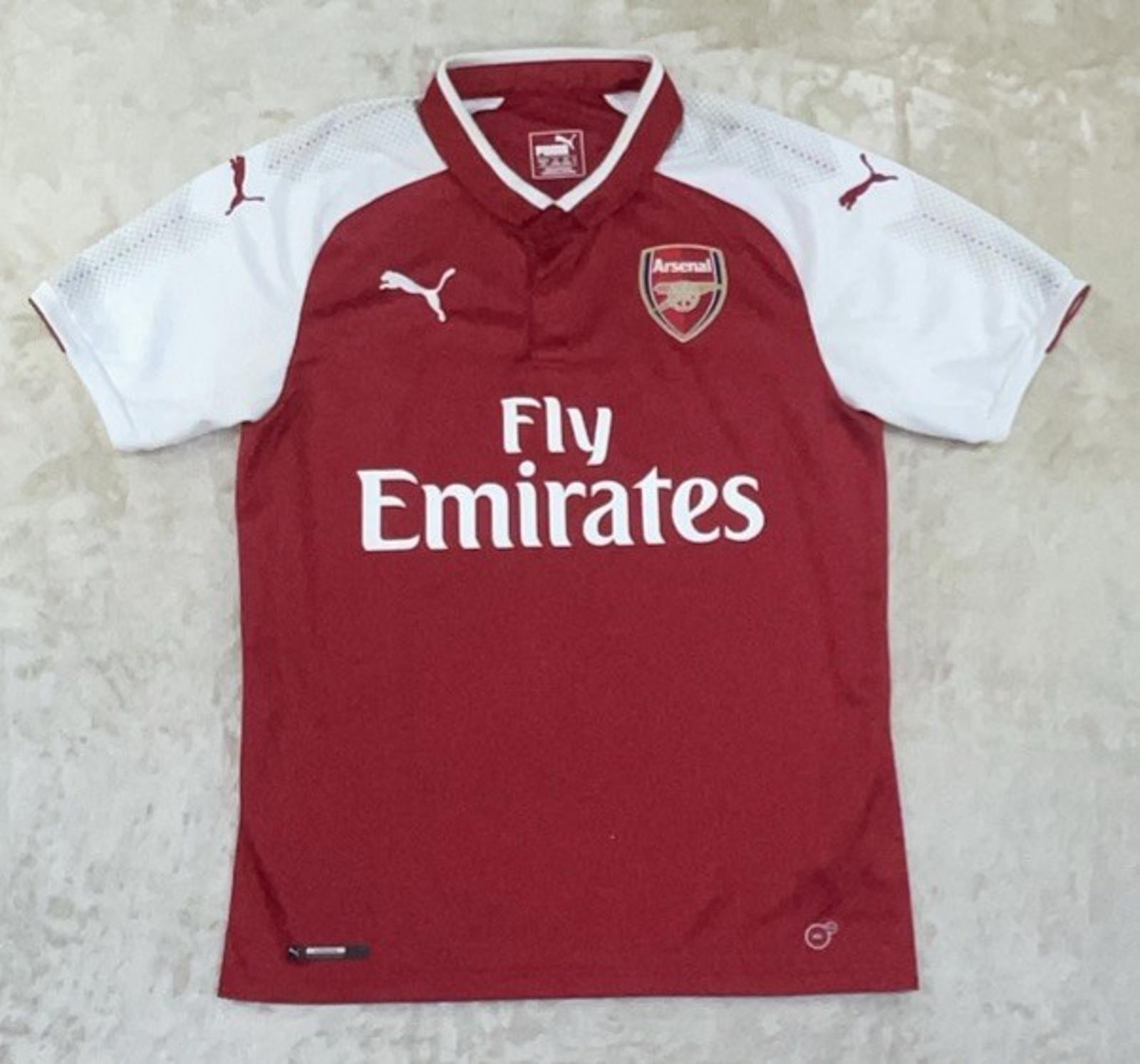 Arsenal London 2017-2018 Home Football Shirt Soccer Jersey Puma Size Small – EUC