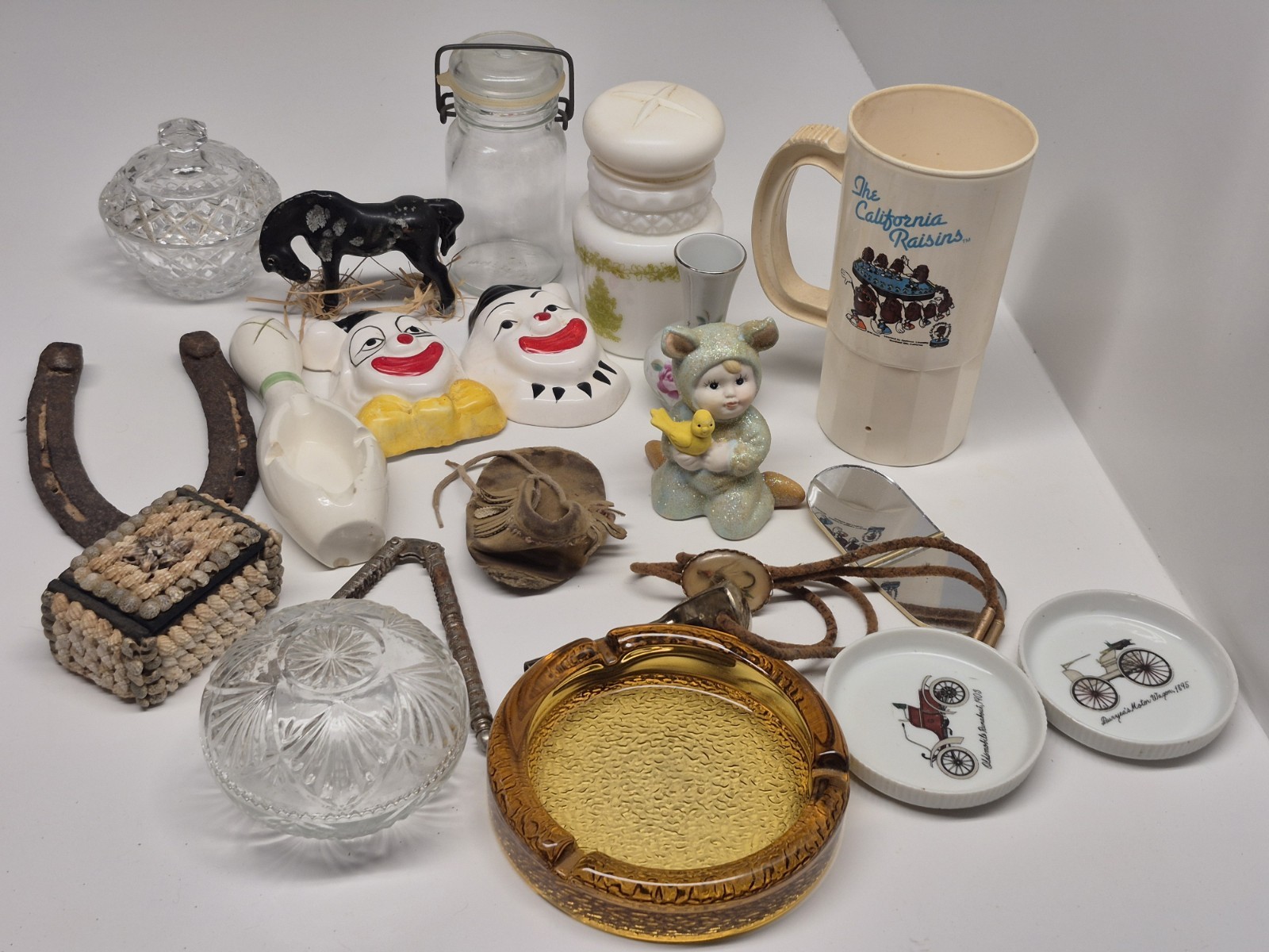 Grandma Grandpa Junk Drawer Trinket Knick Knack Antique Booth Lot