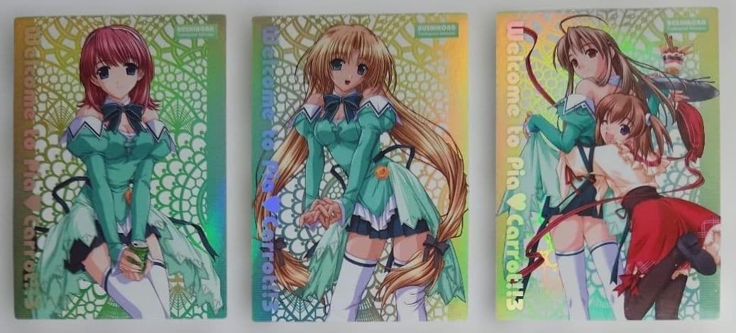 Rare card “Welcome to Pia Carrot!! T.C.” RARE-No.01~03