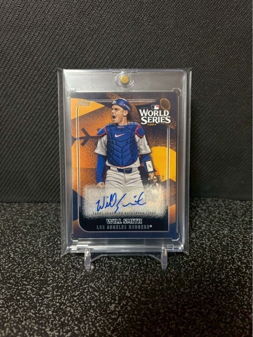 2025 TOPPS Will Smith World Series Signed Auto /10 Dodgers MLB Baseball Card