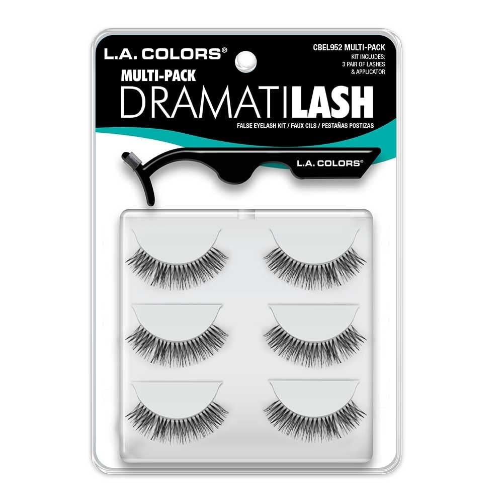 LA Colors Dramatilash Multi Lash Kit – 3 pairs
