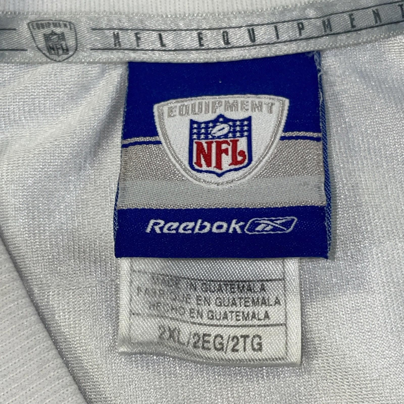 Vintage Ben Roethlisberger #7 Steelers Reebok NFL Jersey White XXL *STAINS*