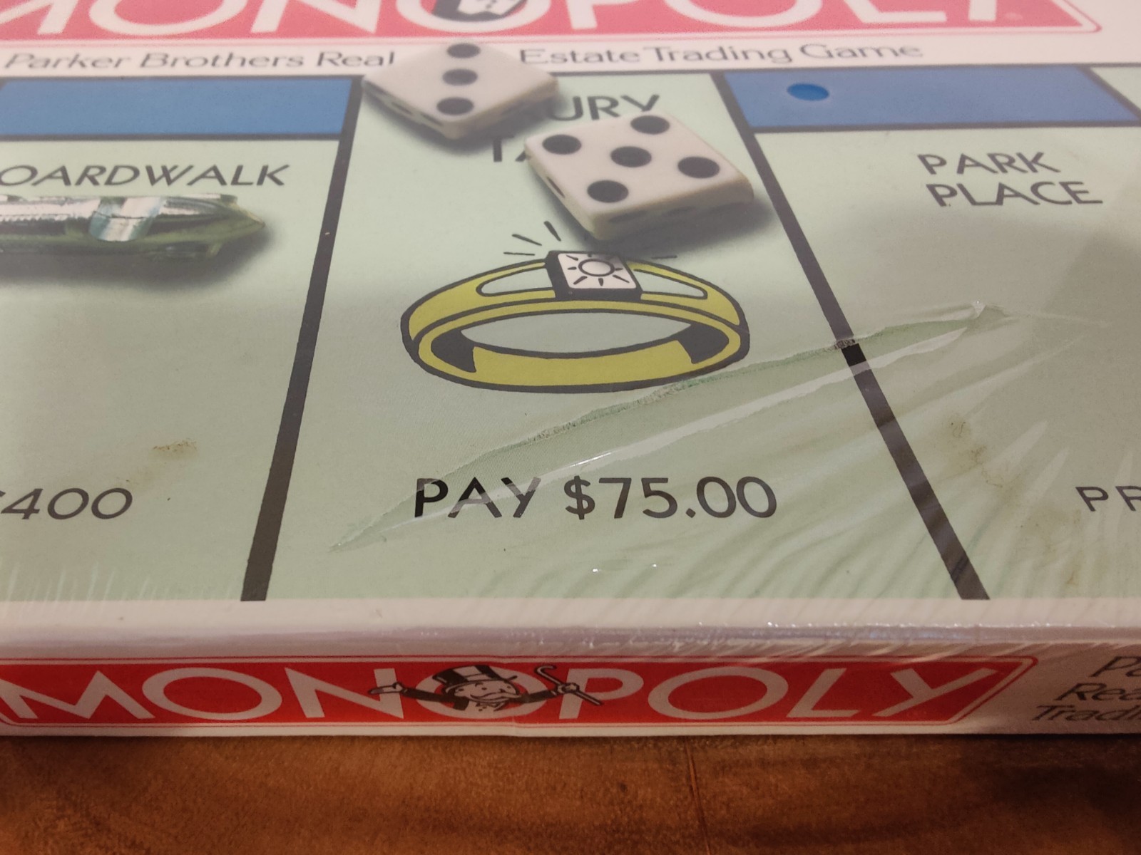 MONOPOLY BOARD GAME, SEALED Boardgame, PARKER BROTHERS, 1999 NEVER OPENED, GAMES