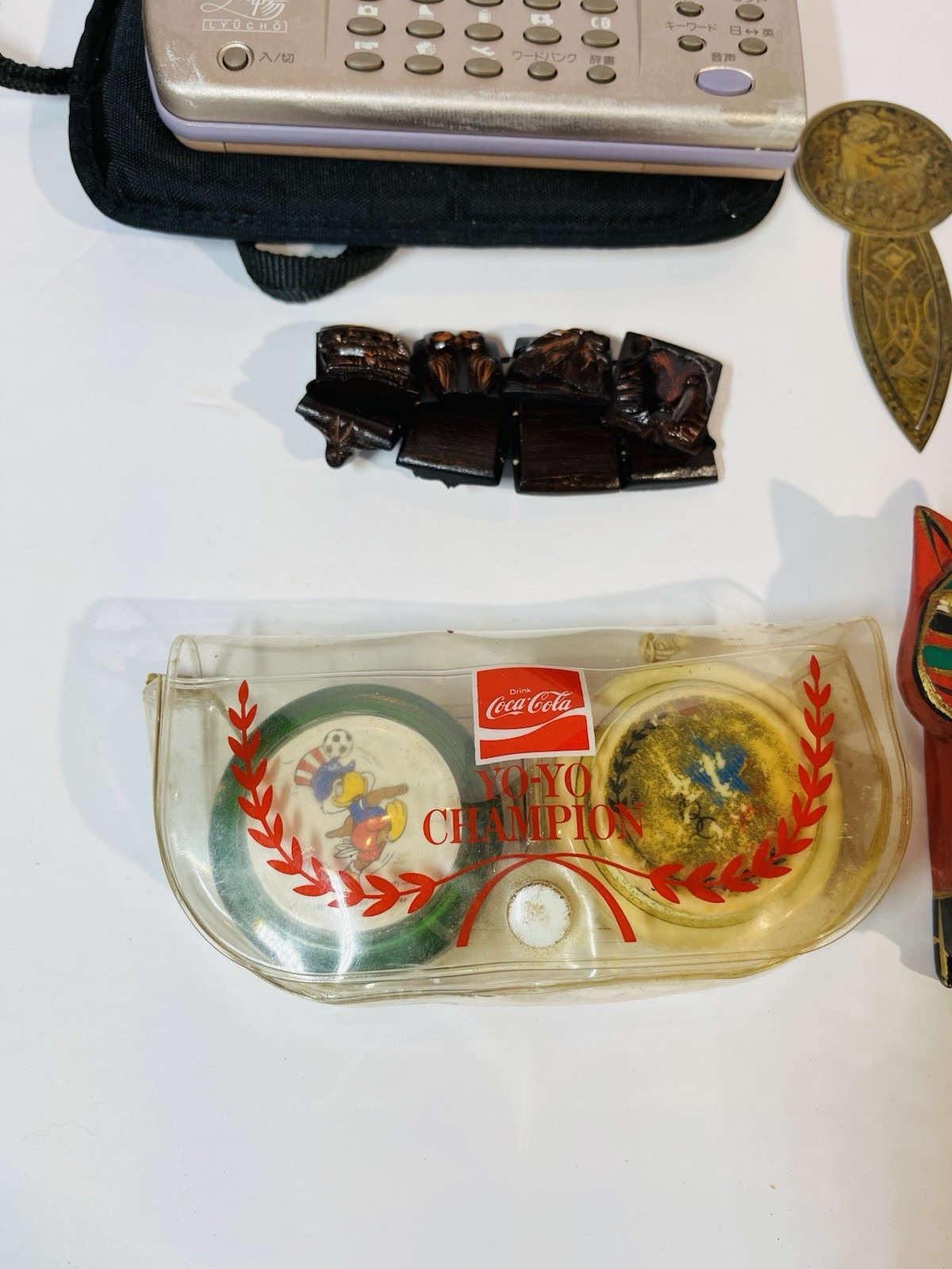 Vintage Japan Souvenir Collectibles Lot Harmonicas Folk Art Estate + More