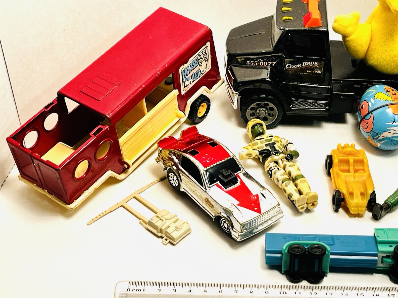 Vintage JUNK DRAWER Assorted Lot Vintage Toys Buddy L Antique Cars Action Figure
