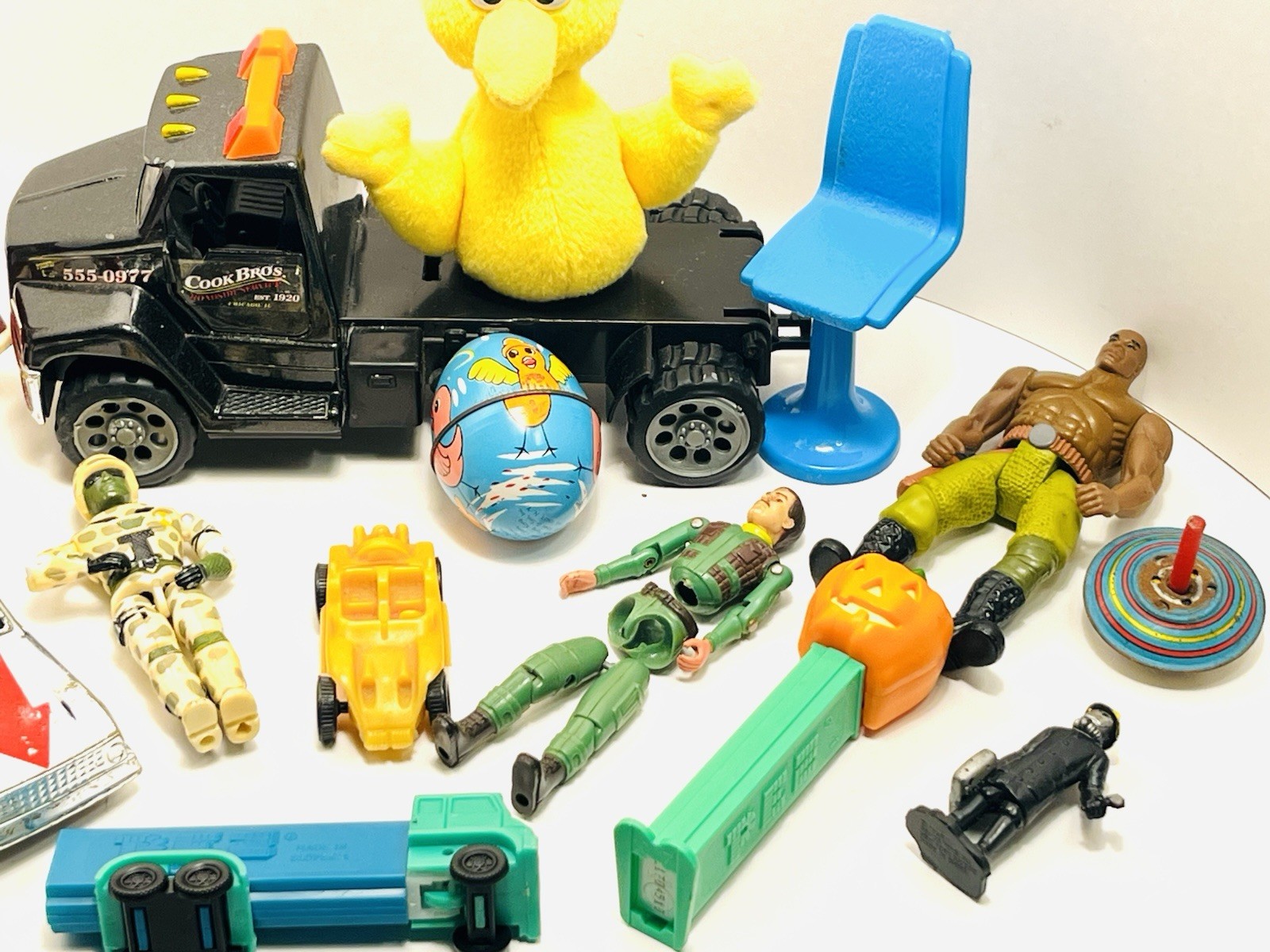 Vintage JUNK DRAWER Assorted Lot Vintage Toys Buddy L Antique Cars Action Figure