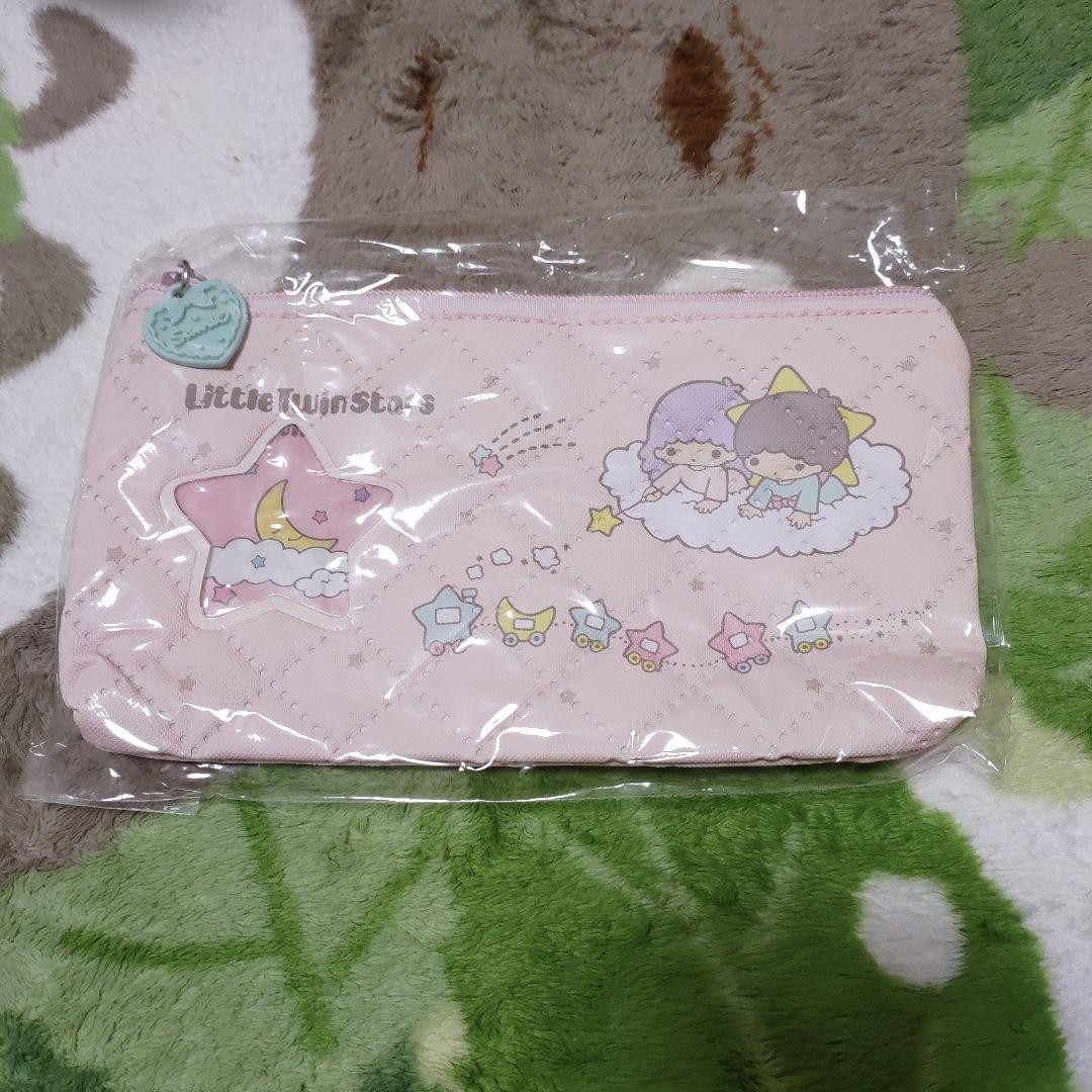Little Twin Stars Pouch Pink Kikirara Pen Case Sanrio