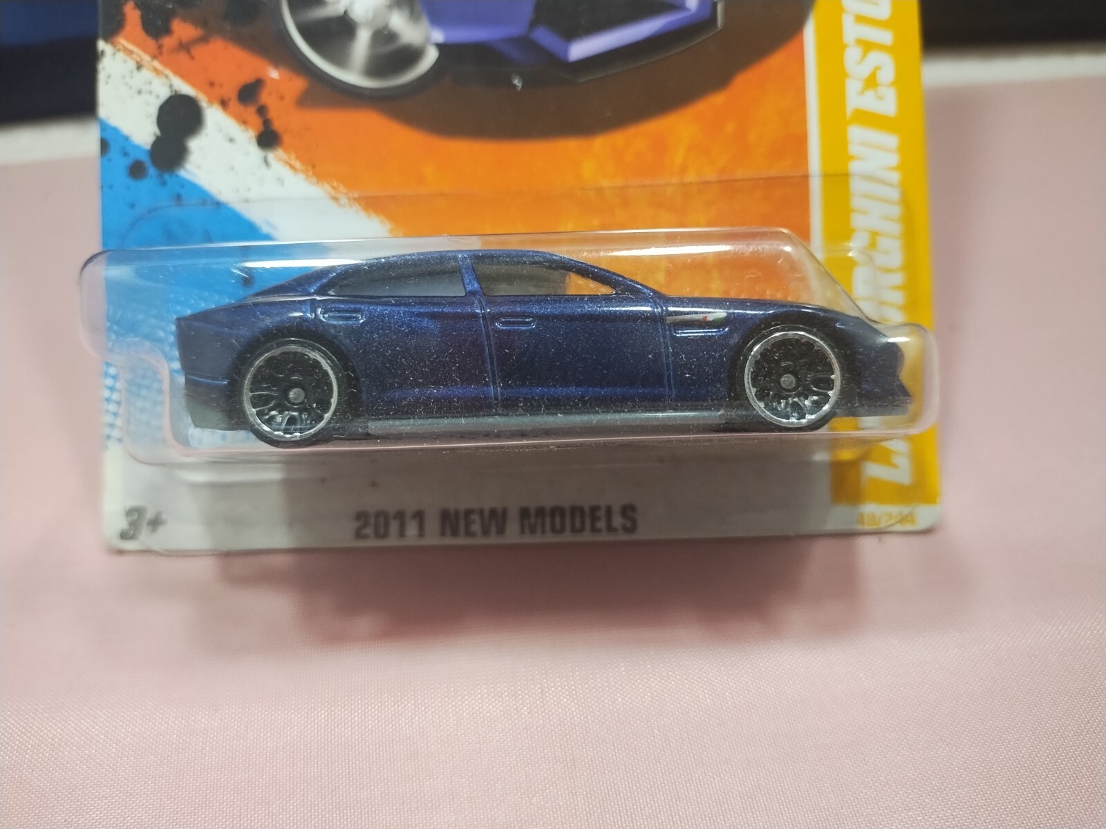 HOT WHEELS LAMBORGHINI ESTOQUE SEDAN 2011 NEW MODELS BLUE DIECAST 1:64 SCALE