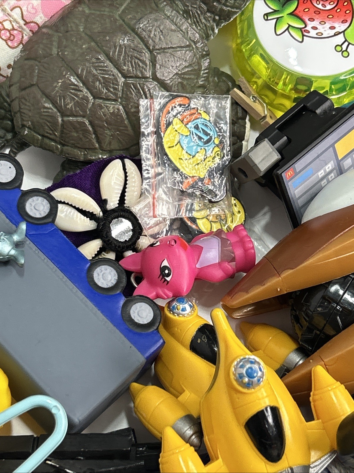 Junk Drawer Kids Toy Box Large Lot Over 4 lbs Hello Kitty Star Wars Ball Pin Fun